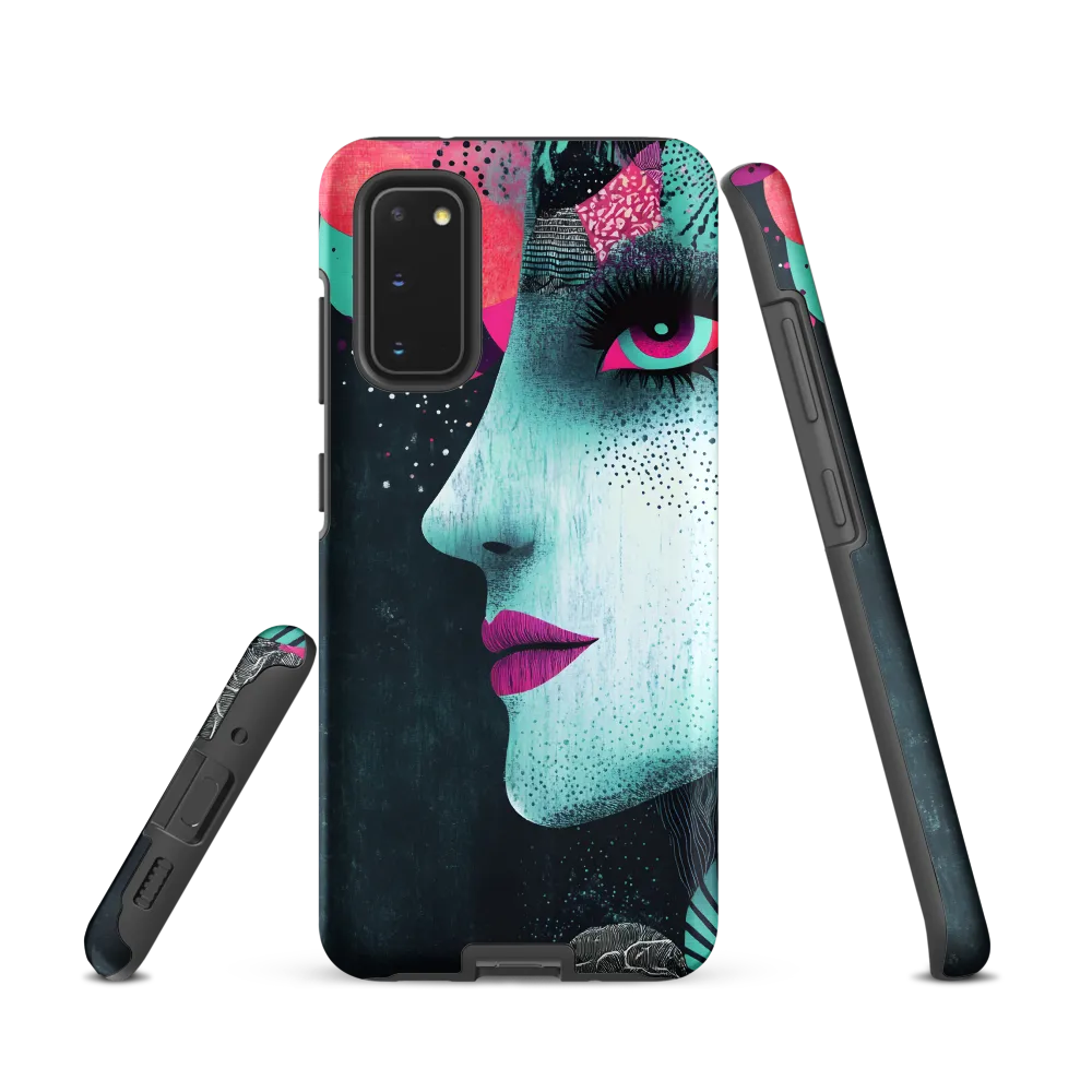 Mystical Beauty in Blue and Pink | Phone Case |  S20 | Tough Case | Matte