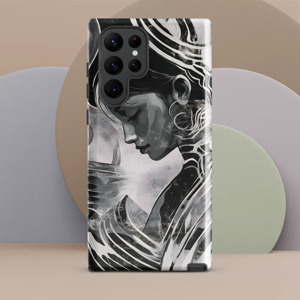 In the Flow of Shadows | Phone Case |  S22 Ultra | Tough Case | Glossy