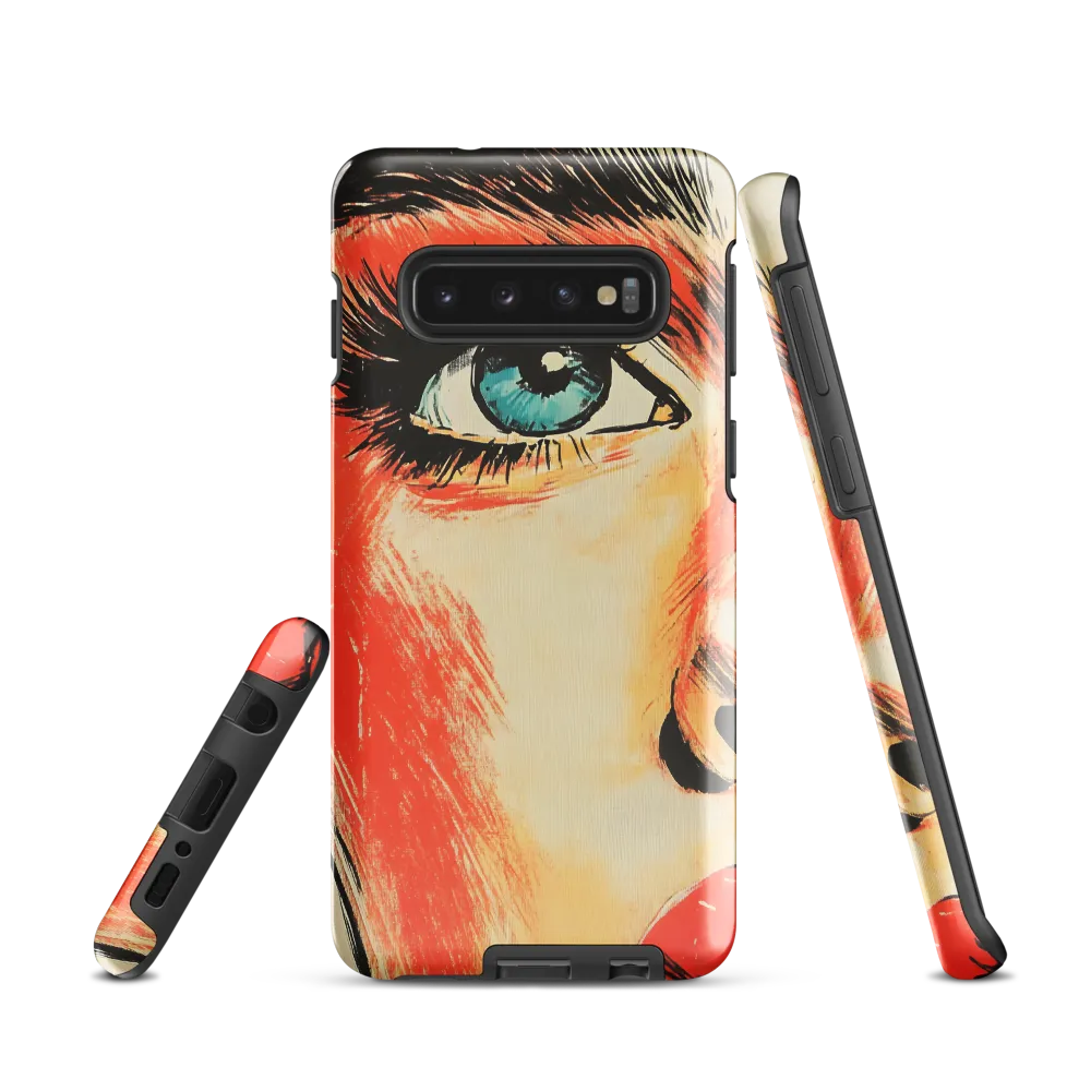 Intense Gaze: A Pop Art Portrait