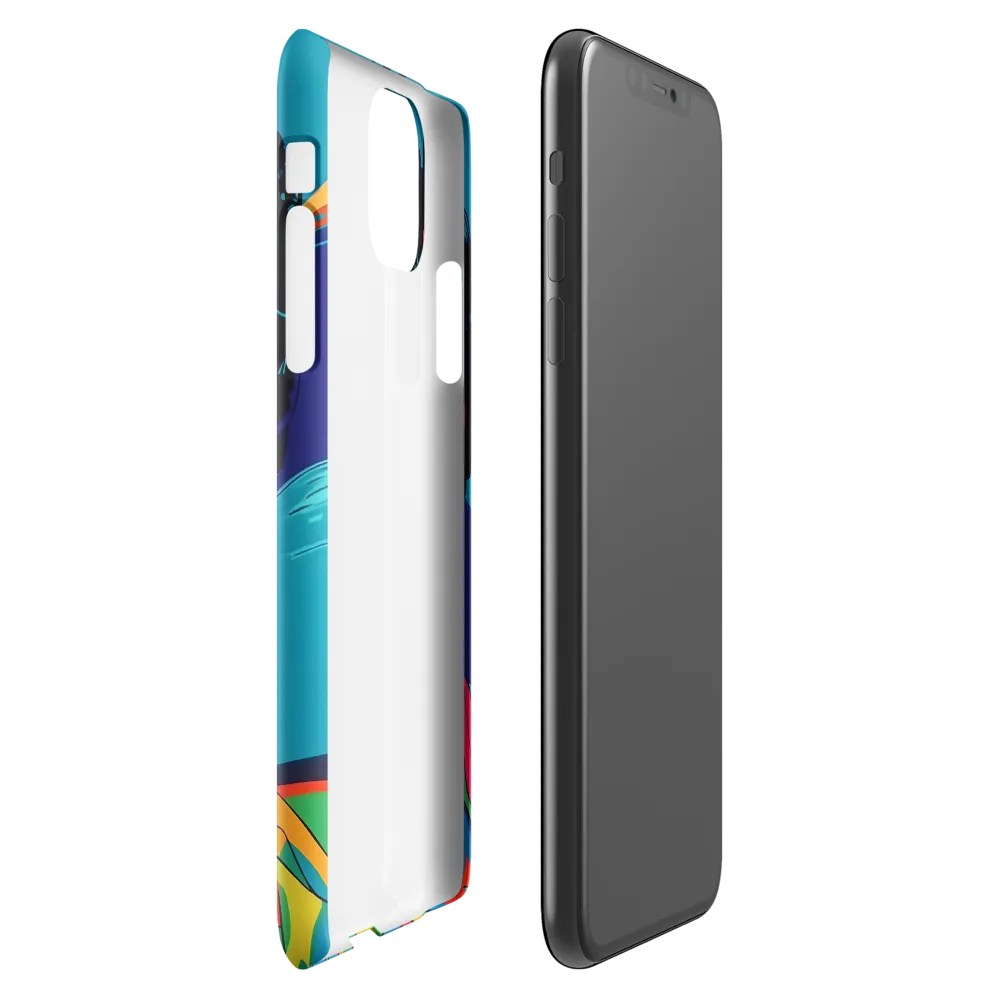 Electric Visage: A Portrait of Vibrance | Phone Case |  11 Pro Max | Snap Case | Glossy