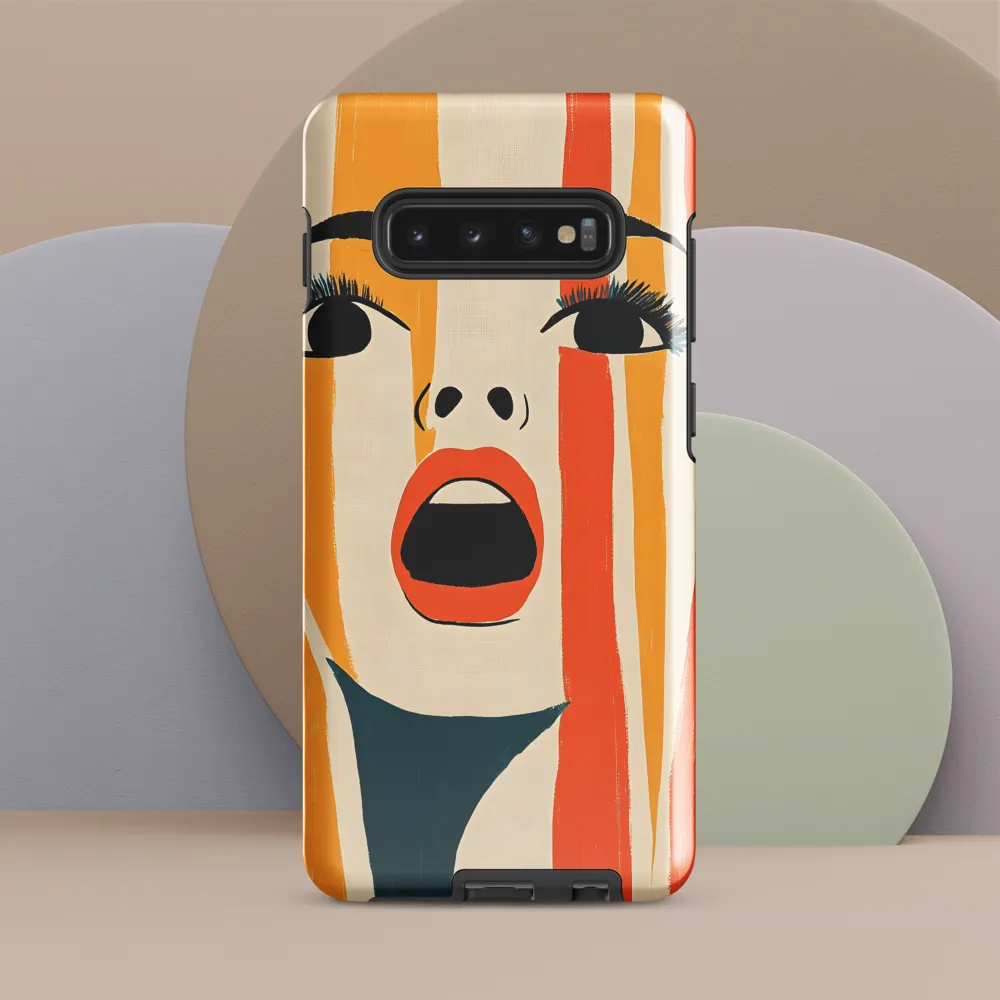 Vivid Expression | Phone Case |  S10 Plus | Tough Case | Glossy