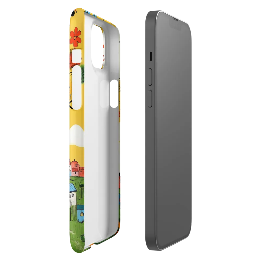 Whimsical Blooms of Life | Phone Case |  14 Plus | Snap Case | Matte