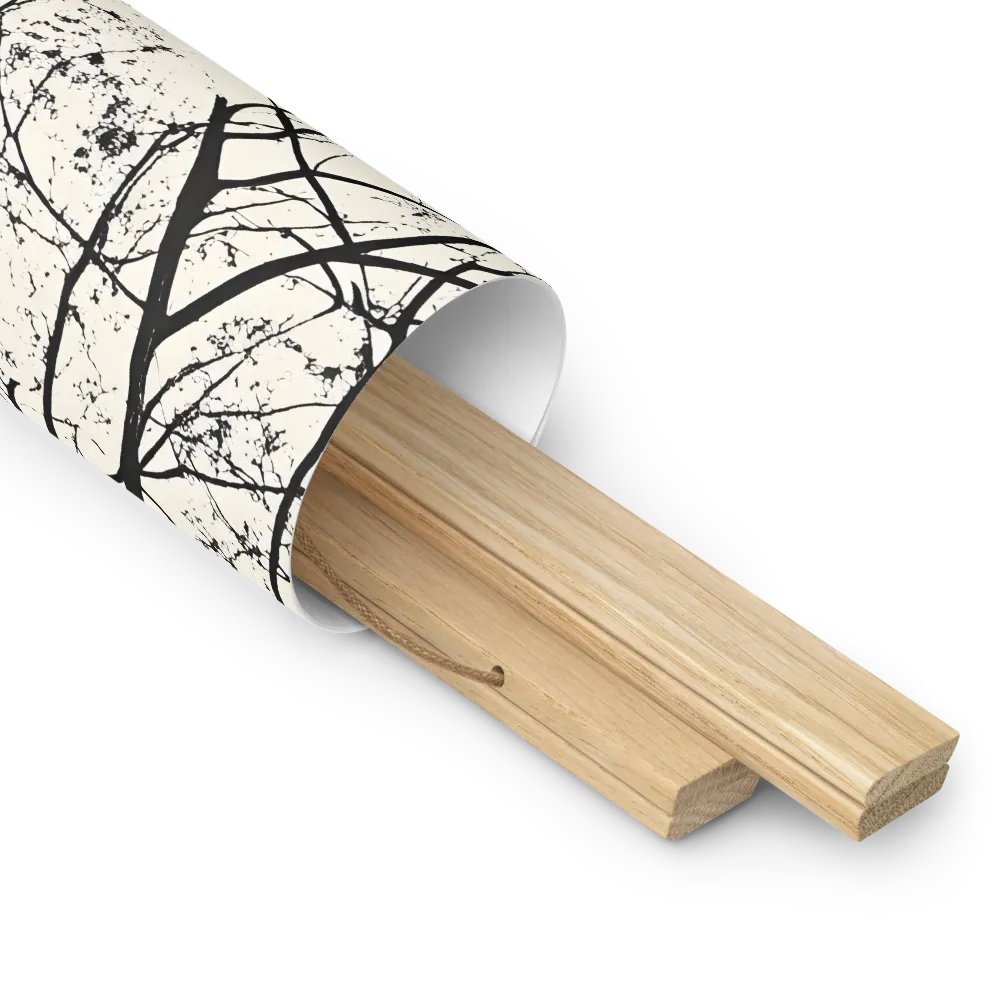 Whispers of Solitude | Poster With Oak Wood Hanger | 18″×18″