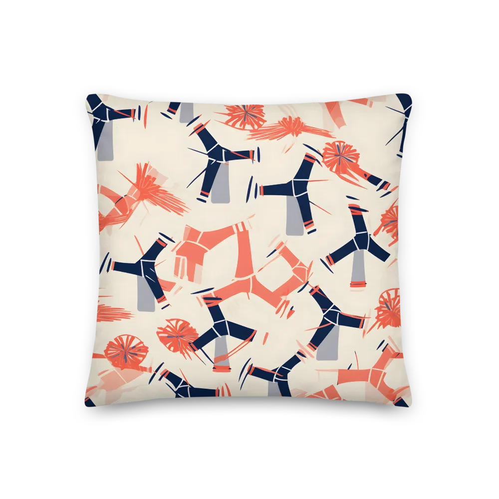 Whimsical Patterns of Nature and Femininity | Pillow | 18″×18″