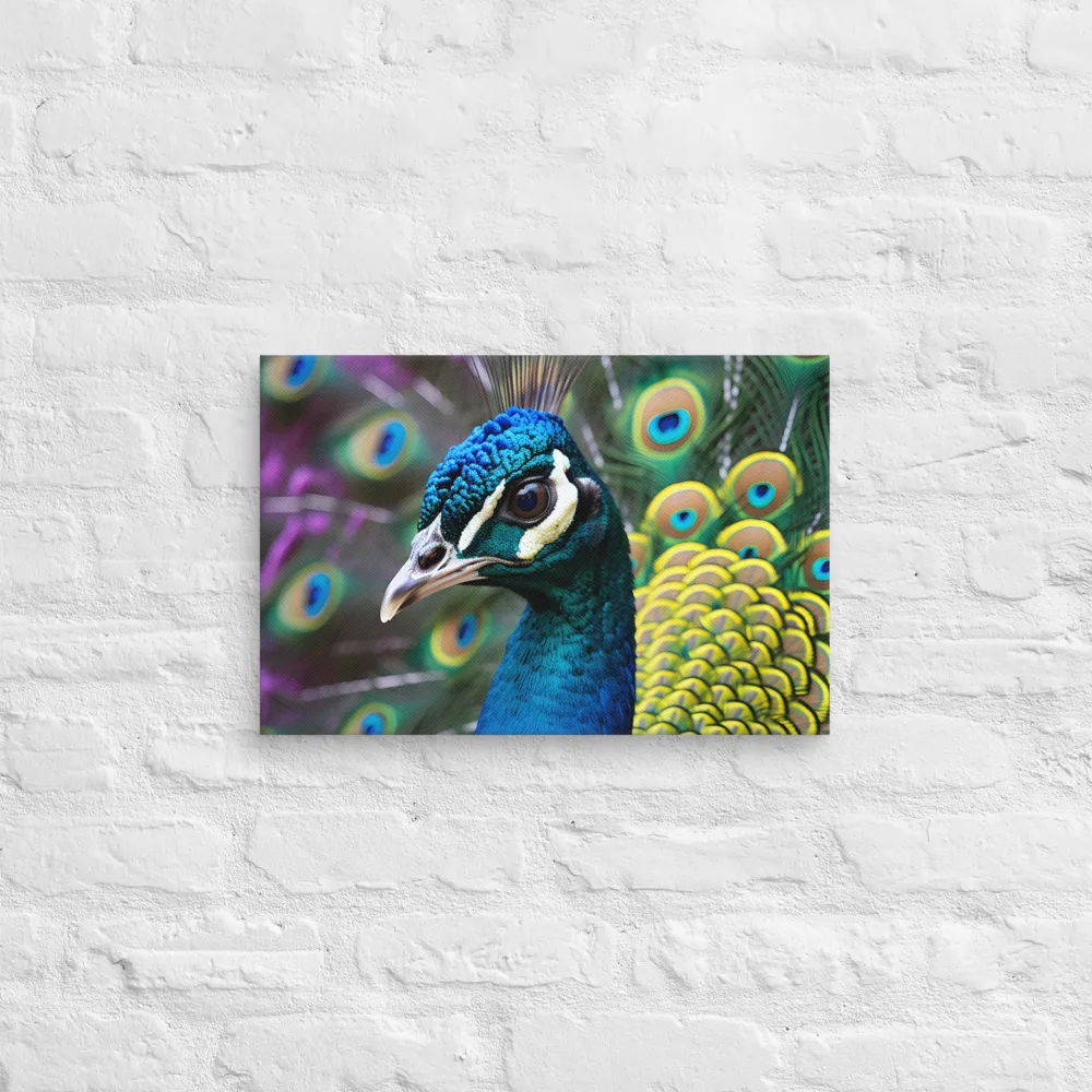 Regal Plumage: The Peacock's Splendor | Canvas | 12″×18″