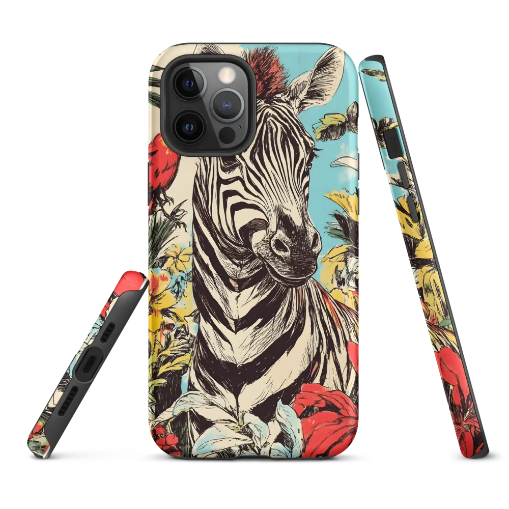 Zebra in Tropical Reverie