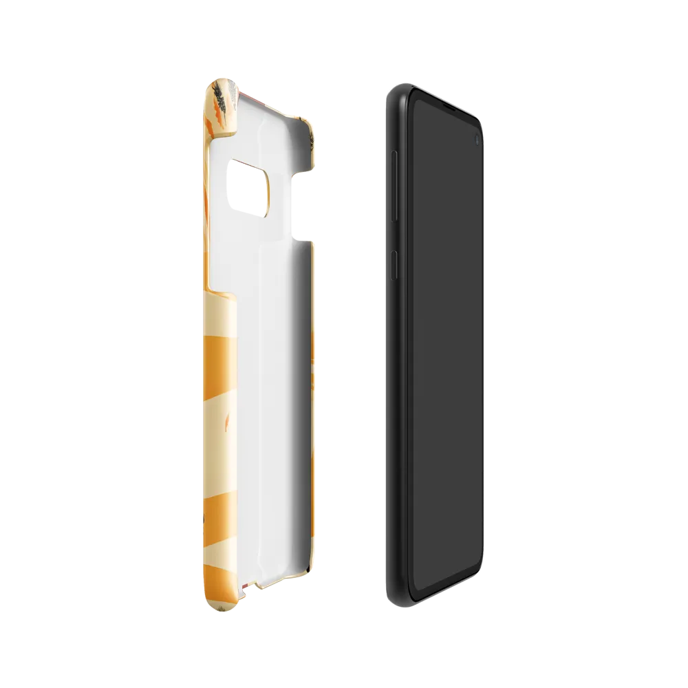 Embracing the Fields: A Floral Journey | Phone Case |  S10e | Snap Case | Glossy