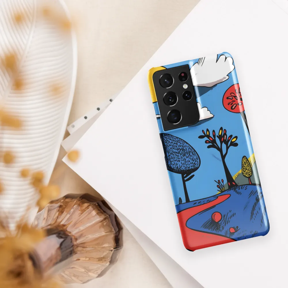 A Playful Journey Through Whimsical Woods | Phone Case |  S21 Ultra | Snap Case | Glossy