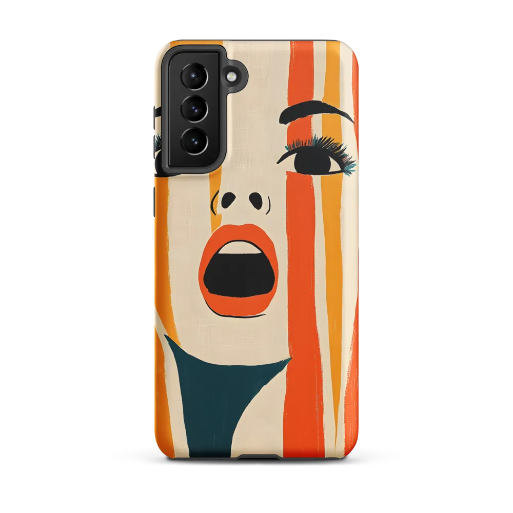 Vivid Expression | Phone Case |  S21 Plus | Tough Case | Matte
