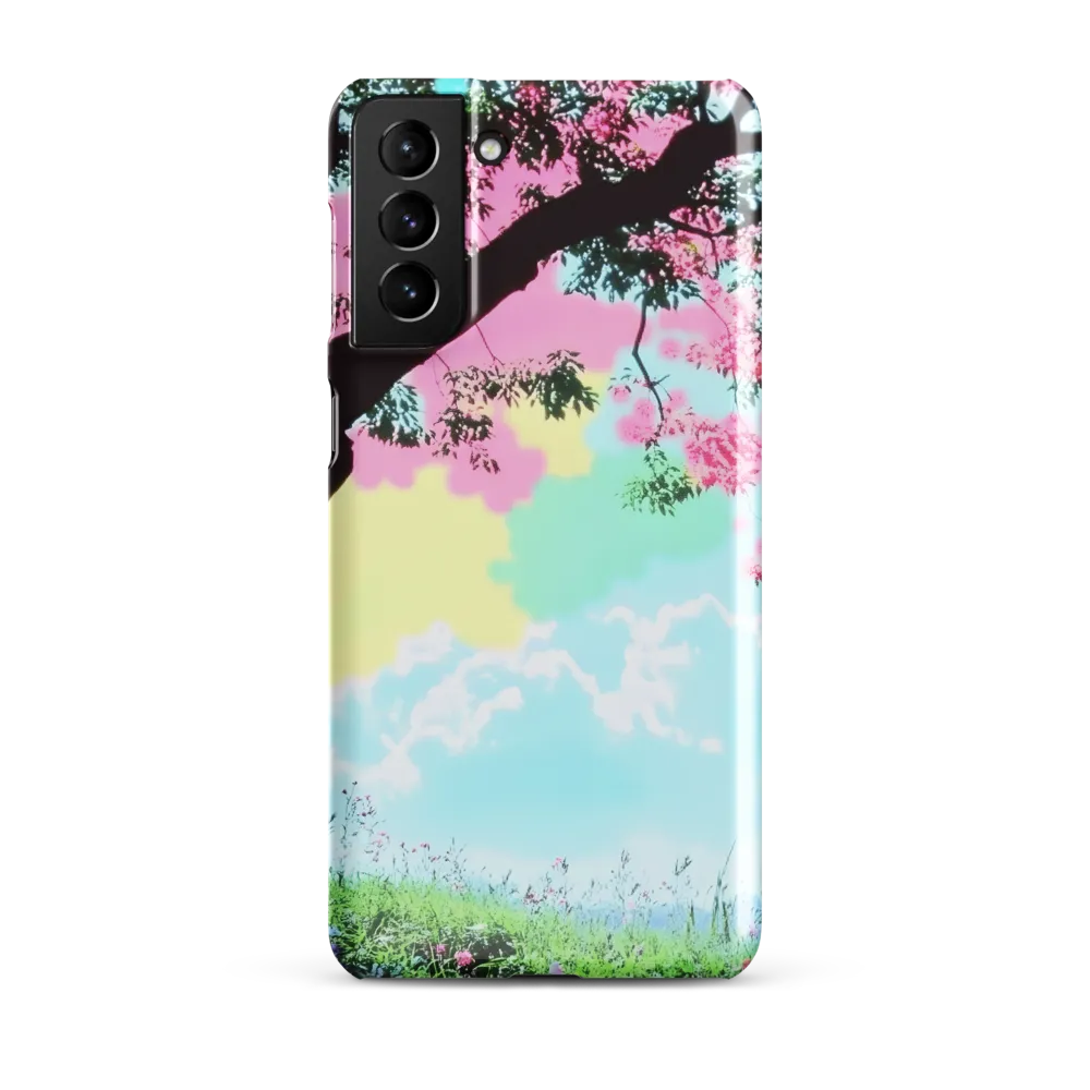 Pastel Dreams: A Surreal Tree Landscape