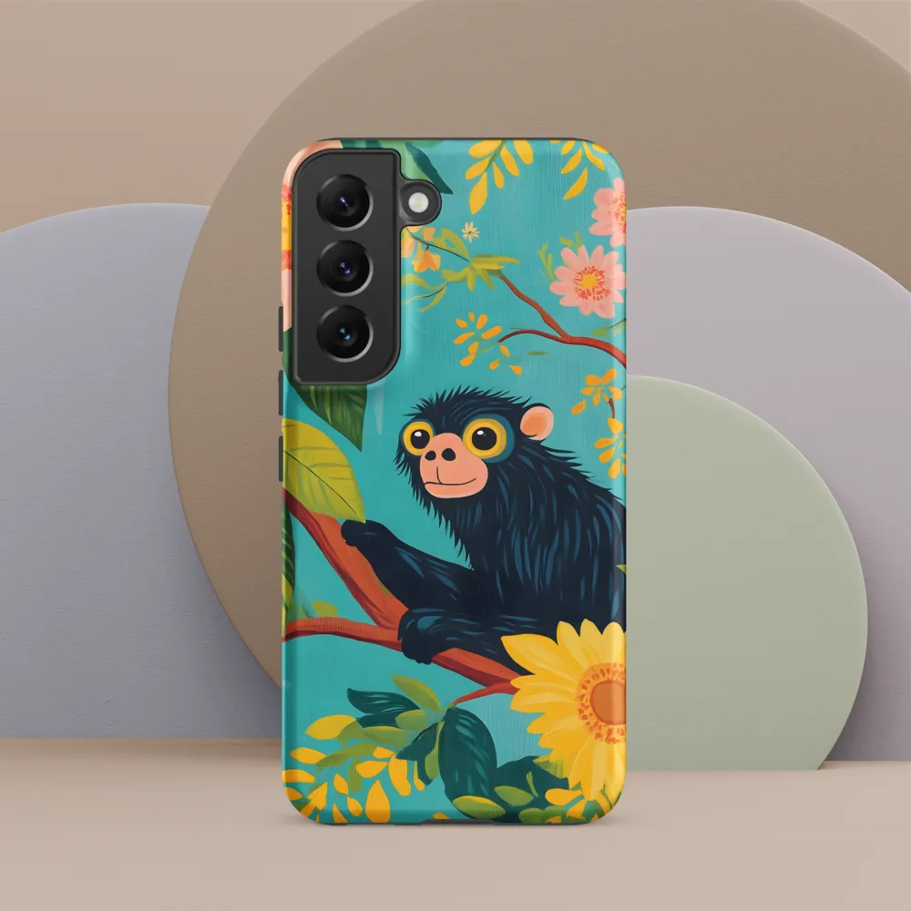 Joyful Encounter in a Floral Paradise