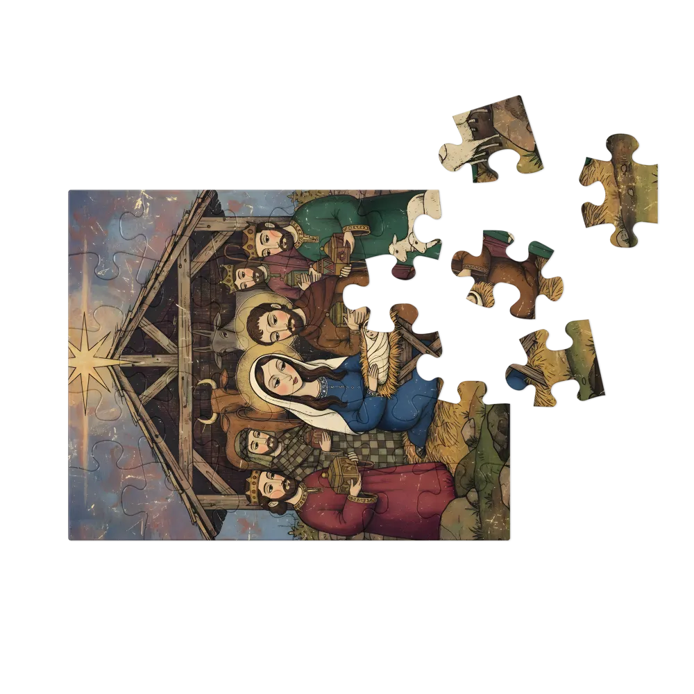 Star of Bethlehem 
 Jigsaw Puzzle in Tin Box