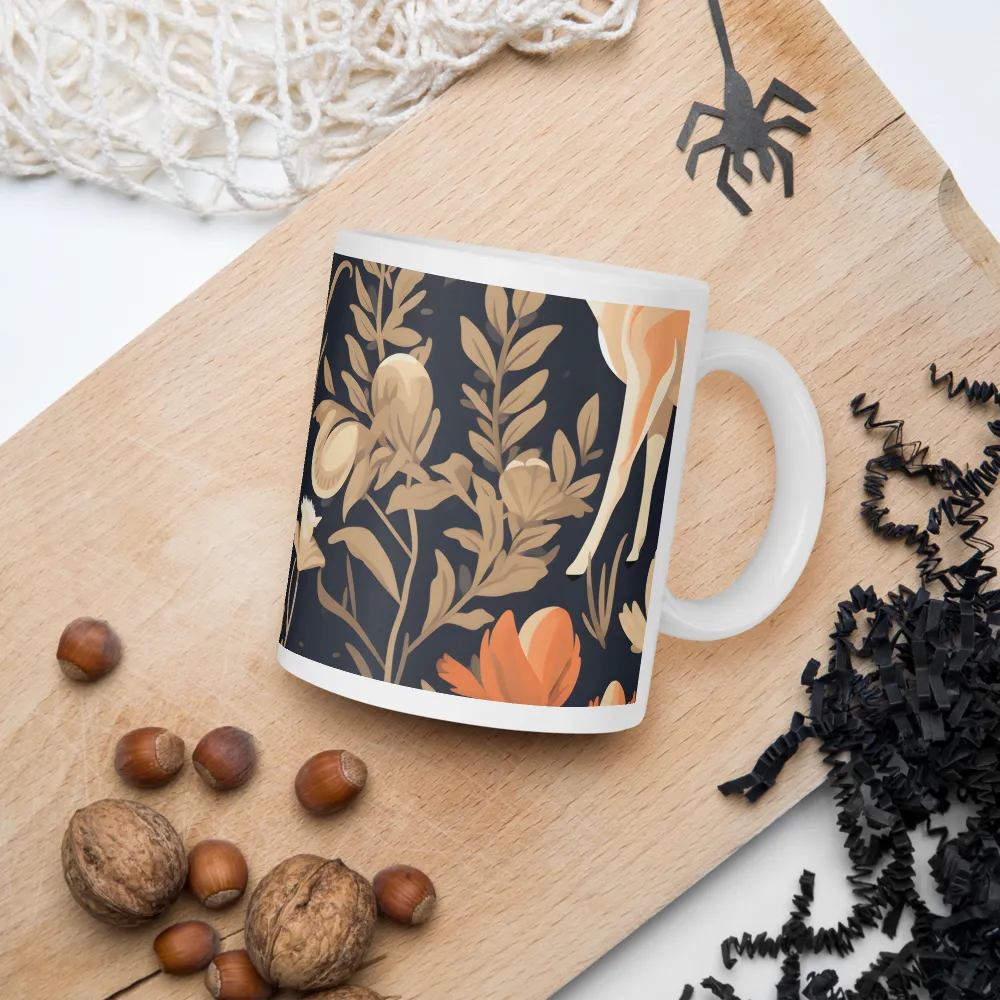 Floral Harmony: A Dance in the Dark | Mugs | Multiple Sizes & Colors