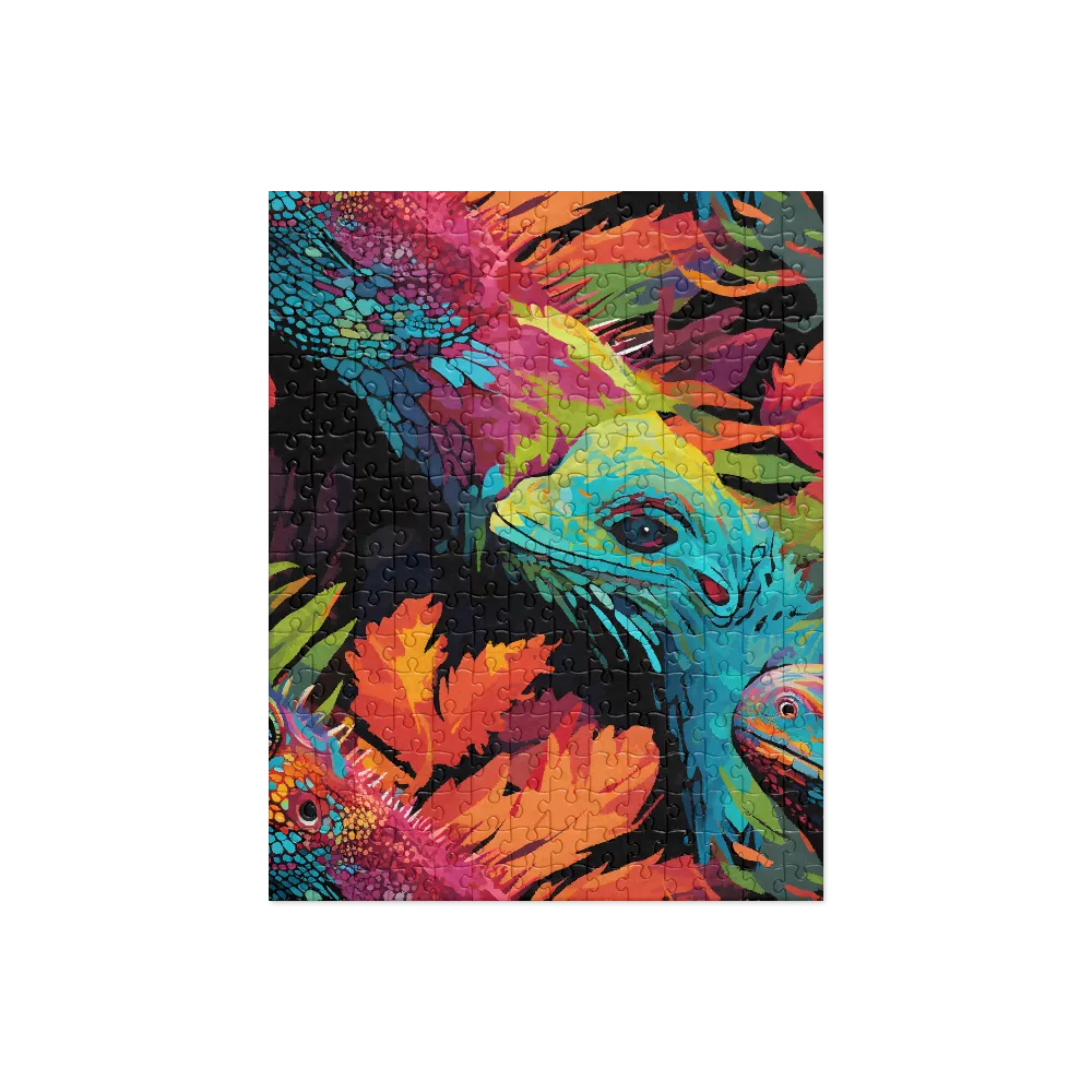 Vibrant Reptilian Harmony