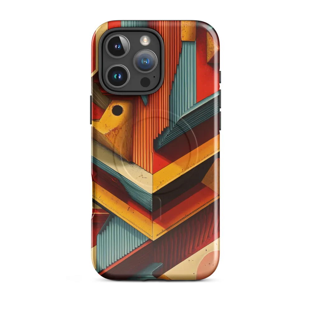 Geometric Harmony | Phone Case |  16 Pro Max | MagSafe® Tough Case | Glossy