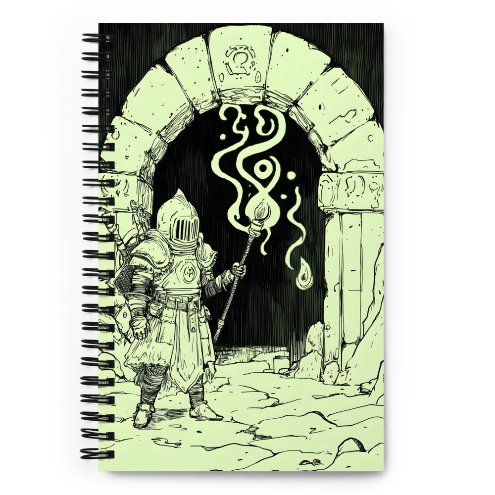 Guardian of the Forgotten Gate | Spiral Notebook