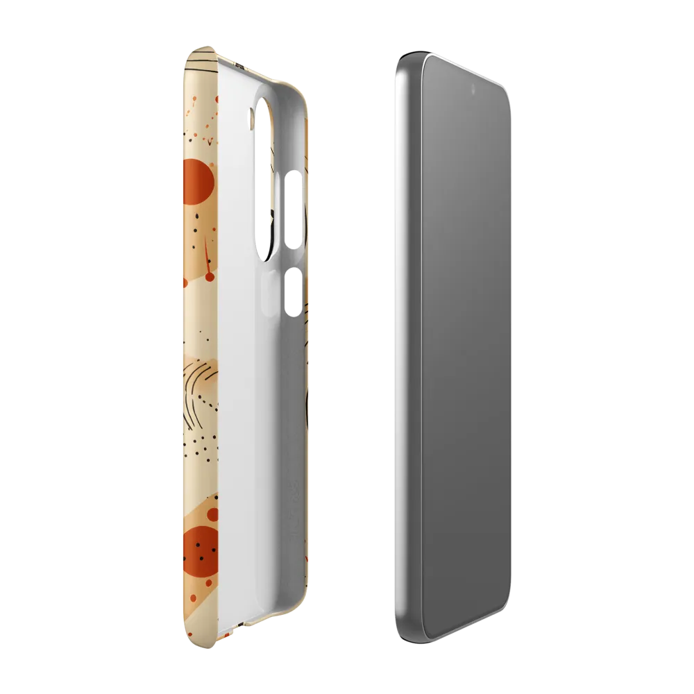Playful Patterns in Earth Tones | Phone Case |  S23 Plus | Snap Case | Matte