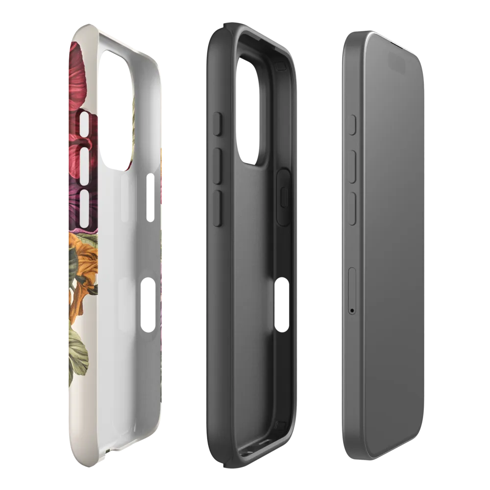 Floral Symphony in Color | Phone Case |  16 Pro | Tough Case | Matte
