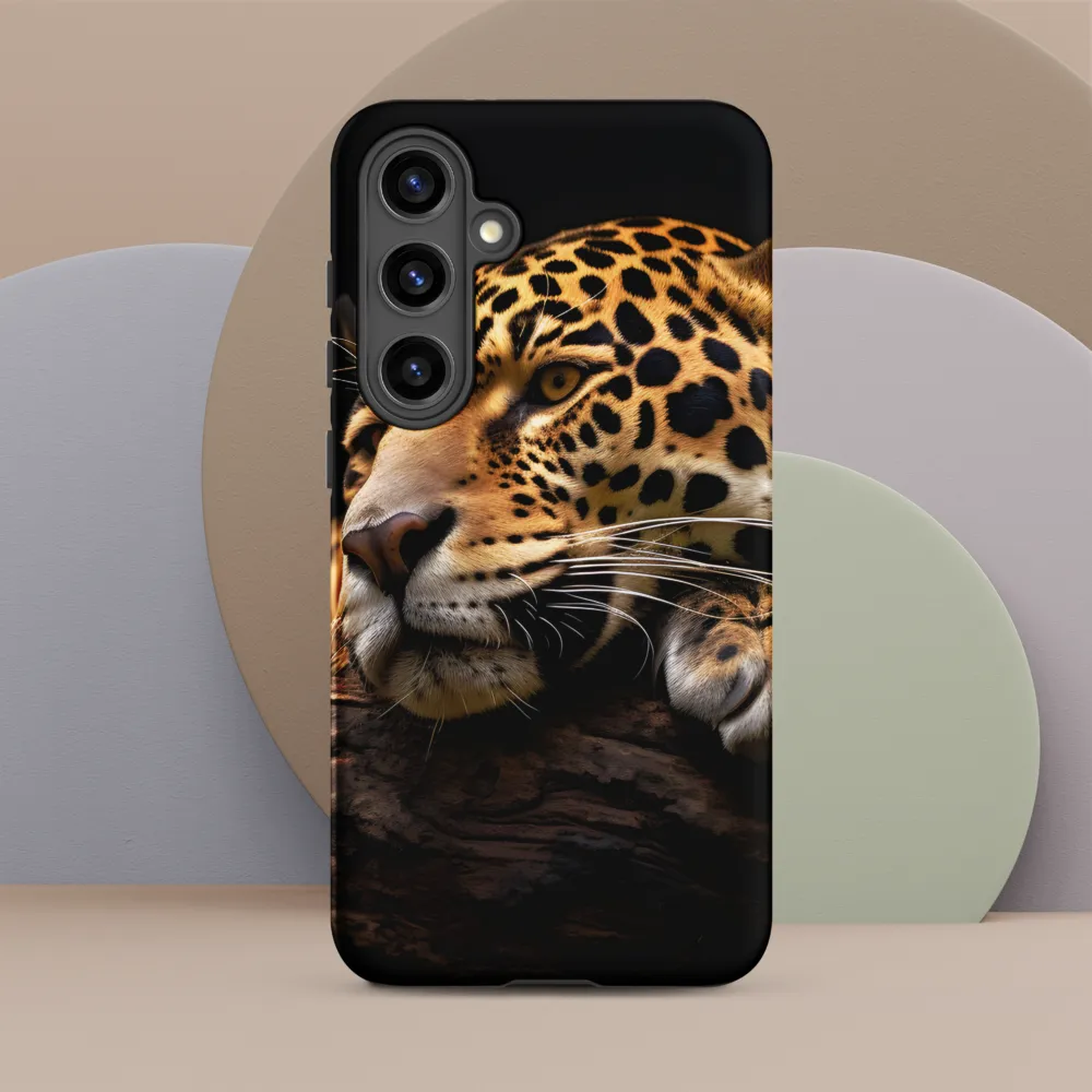 Tranquil Majesty: The Resting Leopard