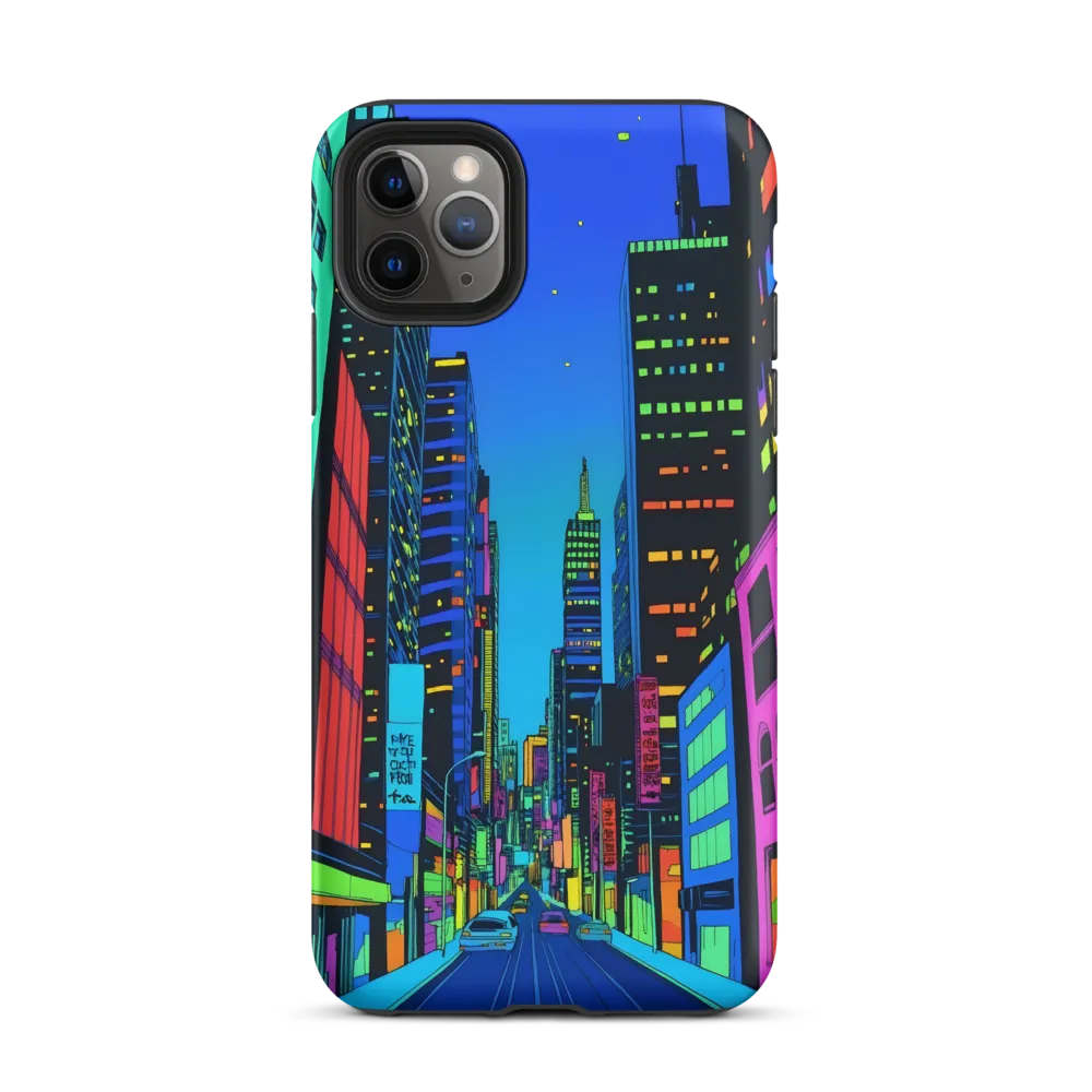 Neon Dreamscape: A Futuristic City at Dusk