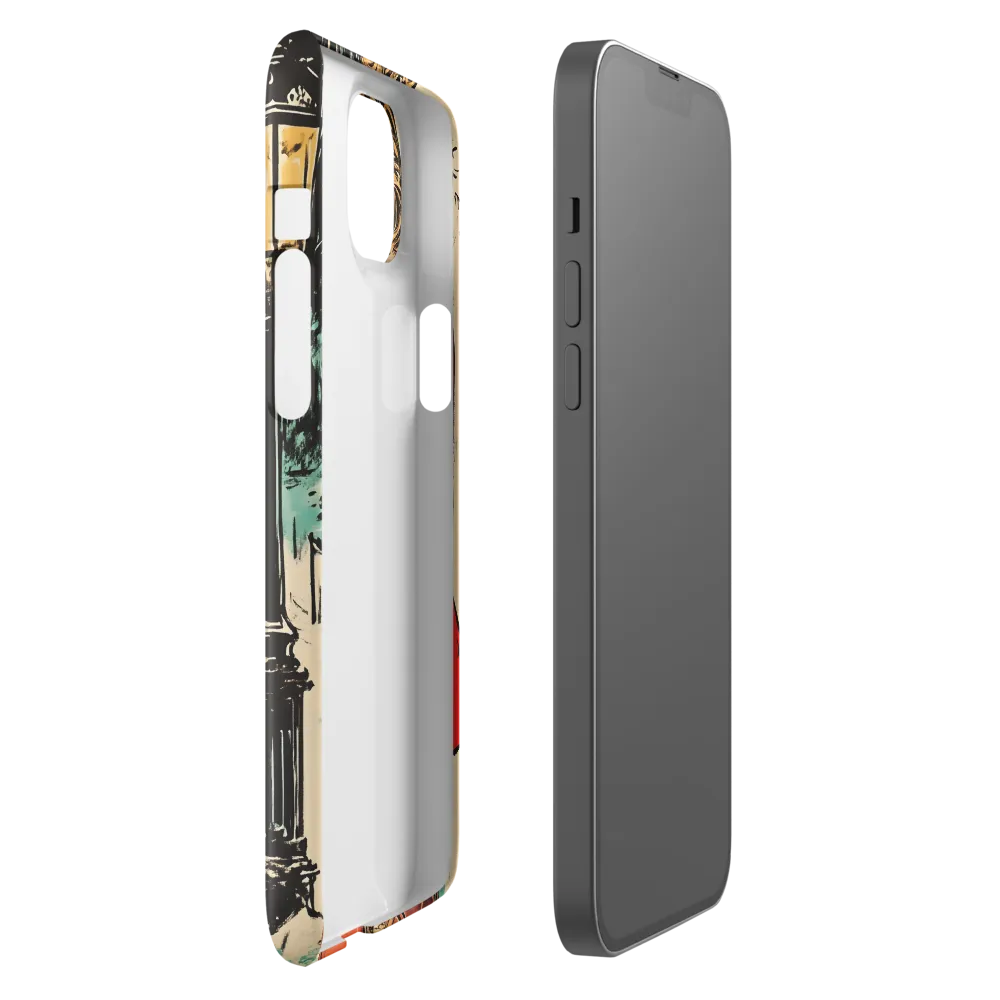 Winter Glamour in Red | Phone Case |  14 Plus | Snap Case | Glossy