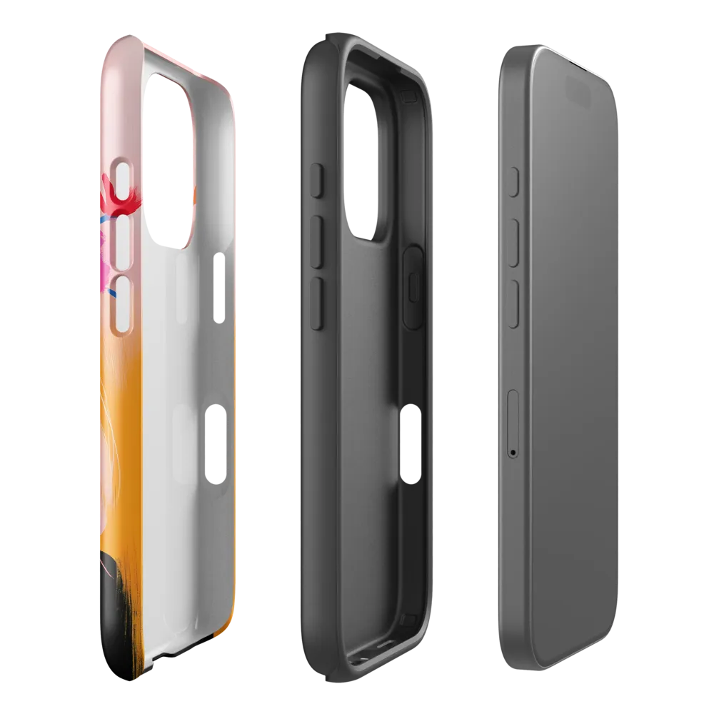 Floral Serenity | Phone Case |  16 Pro | Tough Case | Glossy