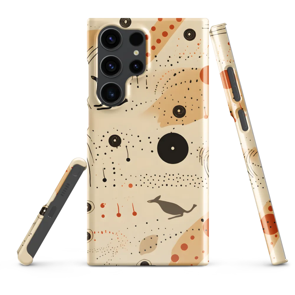 Playful Patterns in Earth Tones | Phone Case |  S23 Ultra | Snap Case | Glossy