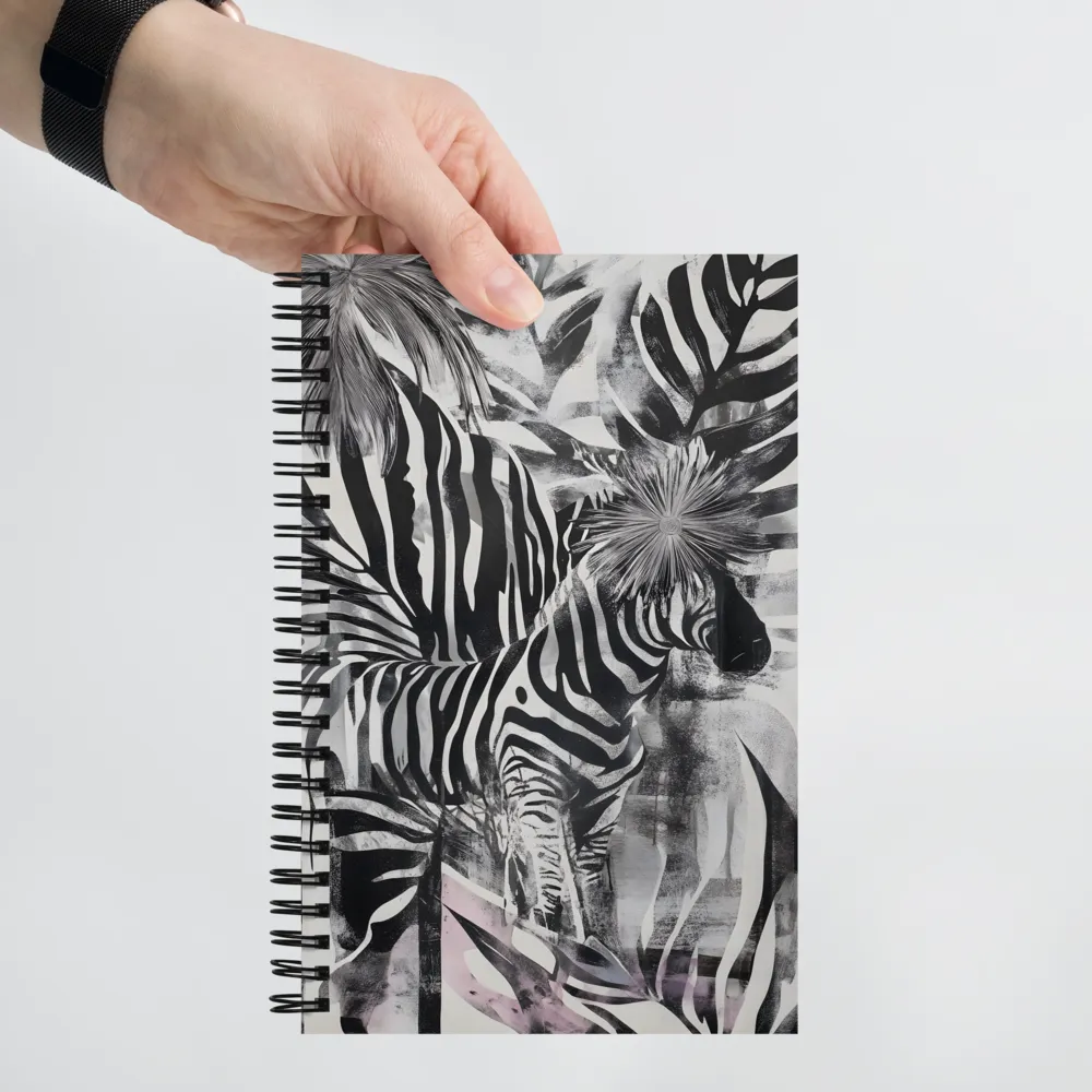 Zebra in the Jungle of Illusions | Spiral Notebook