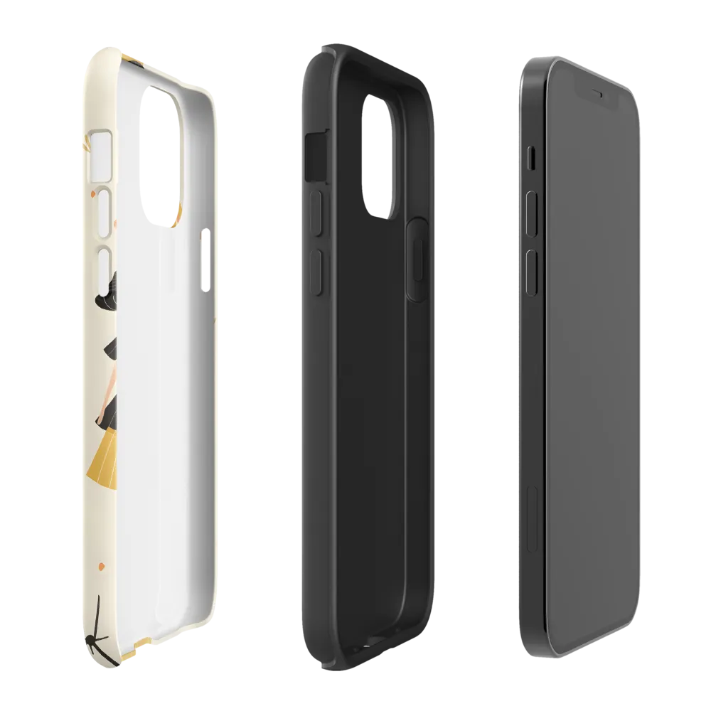 Whimsical Patterns of Nature and Femininity | Phone Case |  12 | Tough Case | Matte