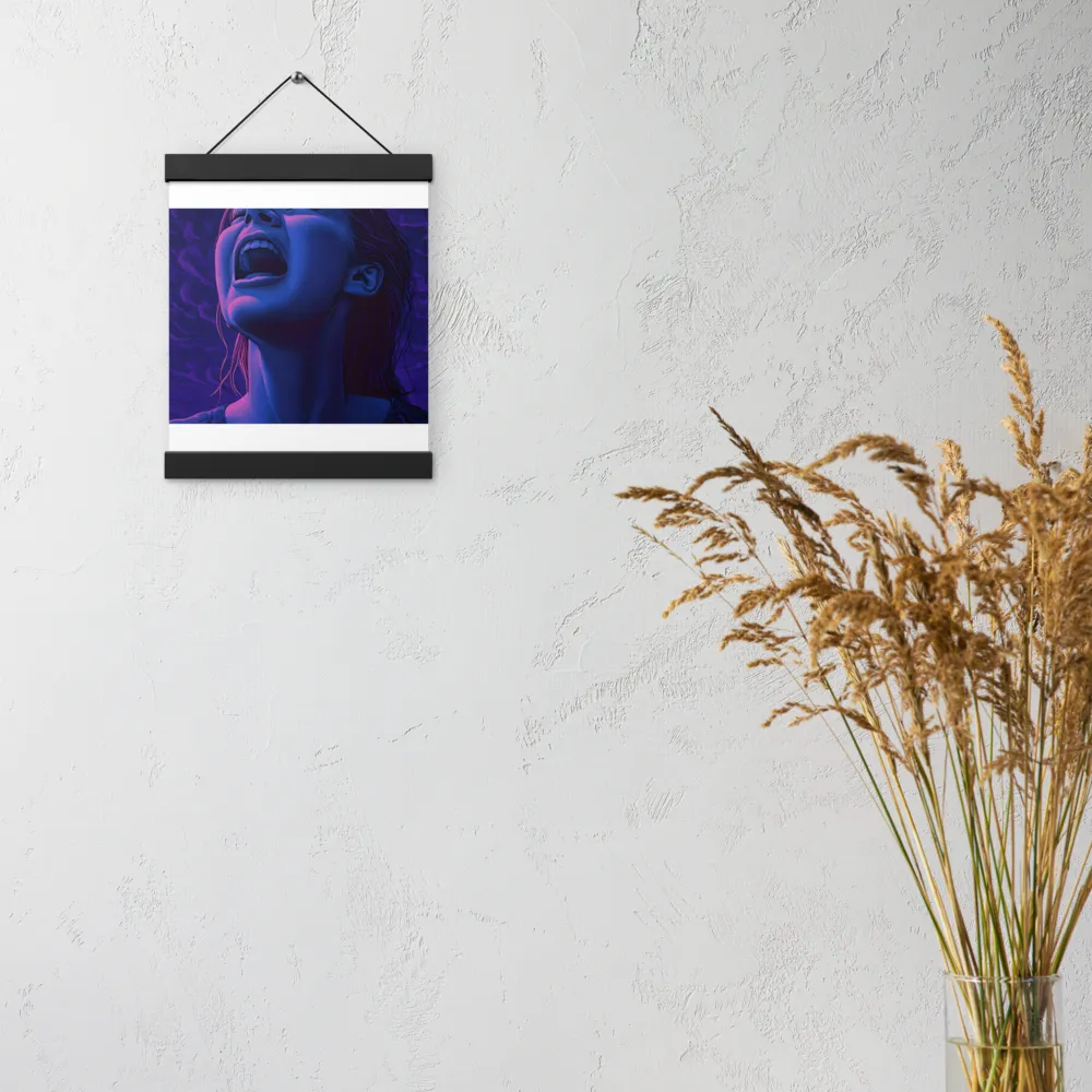 Echoes of Anguish | Poster With Black Wood Hanger | 8″×10″