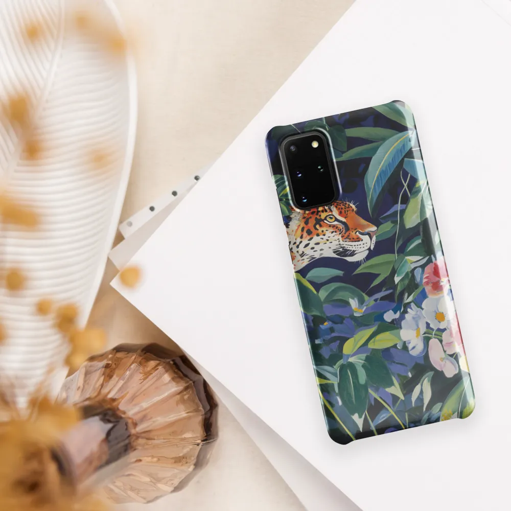 Hidden Majesty: The Jaguar Amongst Tropical Splendor | Phone Case |  S20 Plus | Snap Case | Glossy