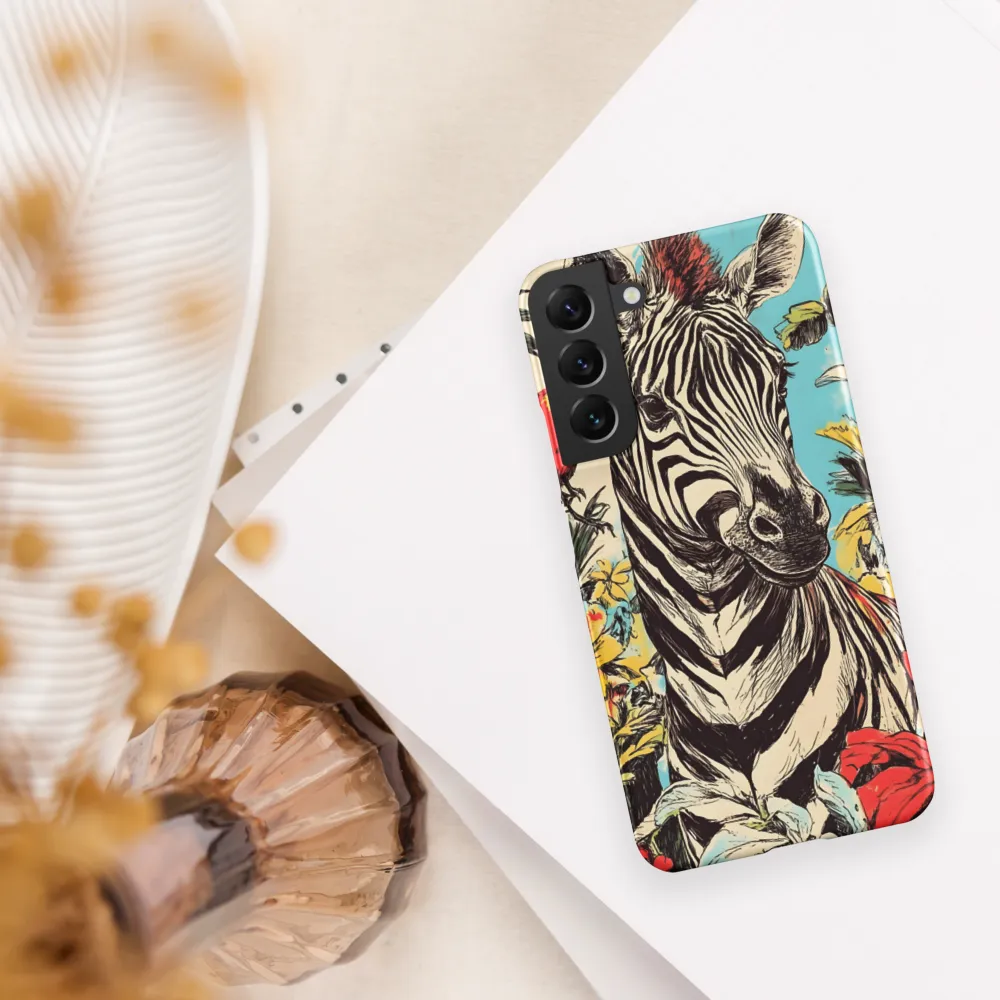 Zebra in Tropical Reverie