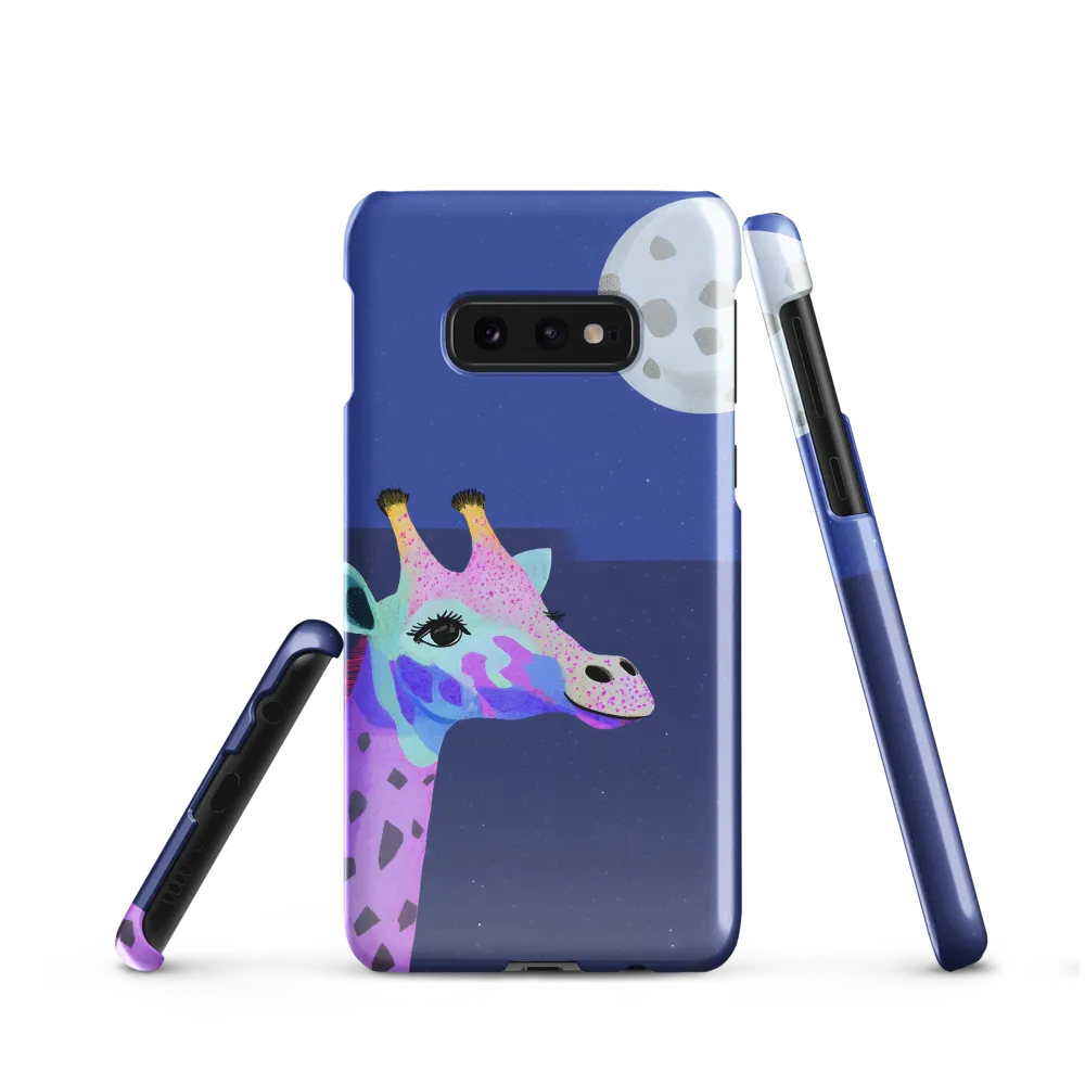 Whimsical Giraffe Under the Stars
