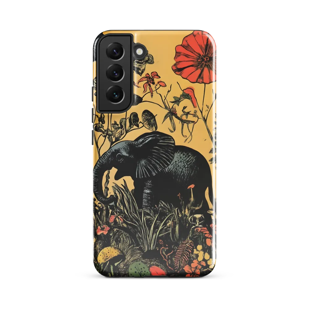 Floral Majesty: The Elephant's Sanctuary