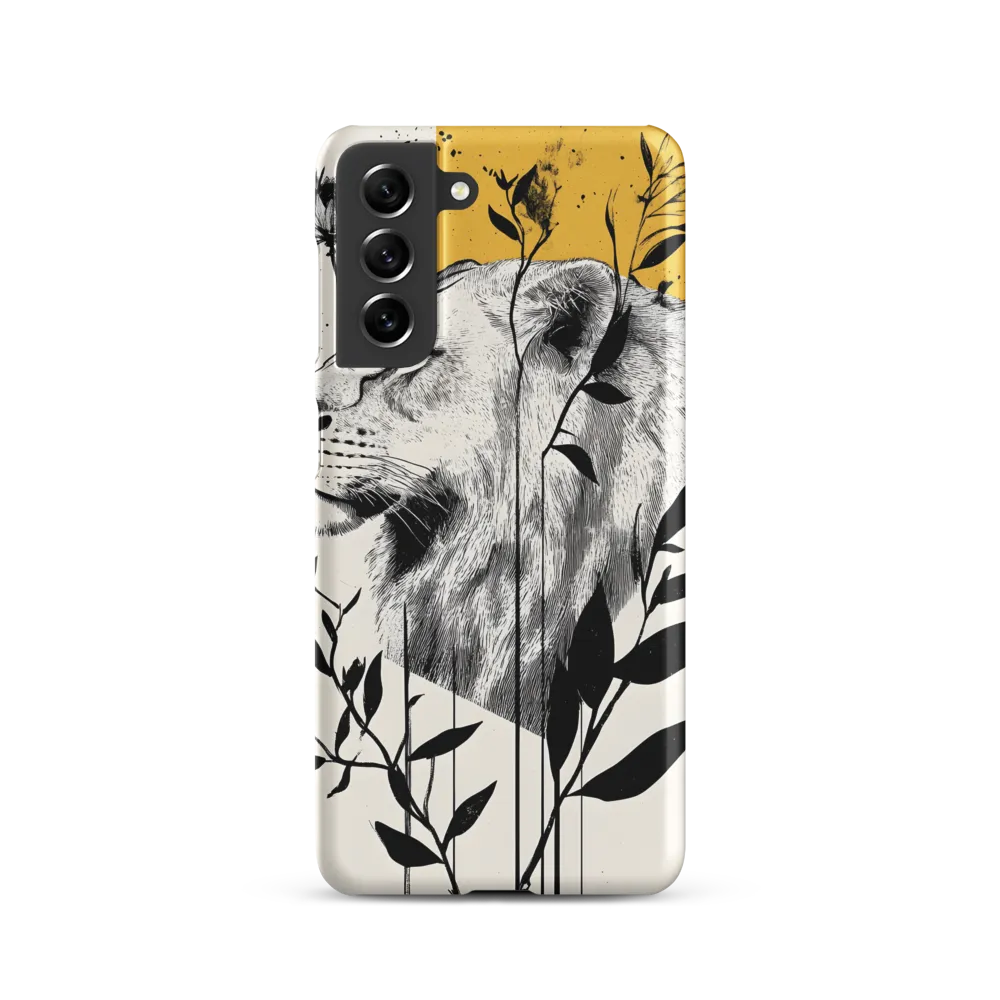 Regal Serenity: The Lion and Flora