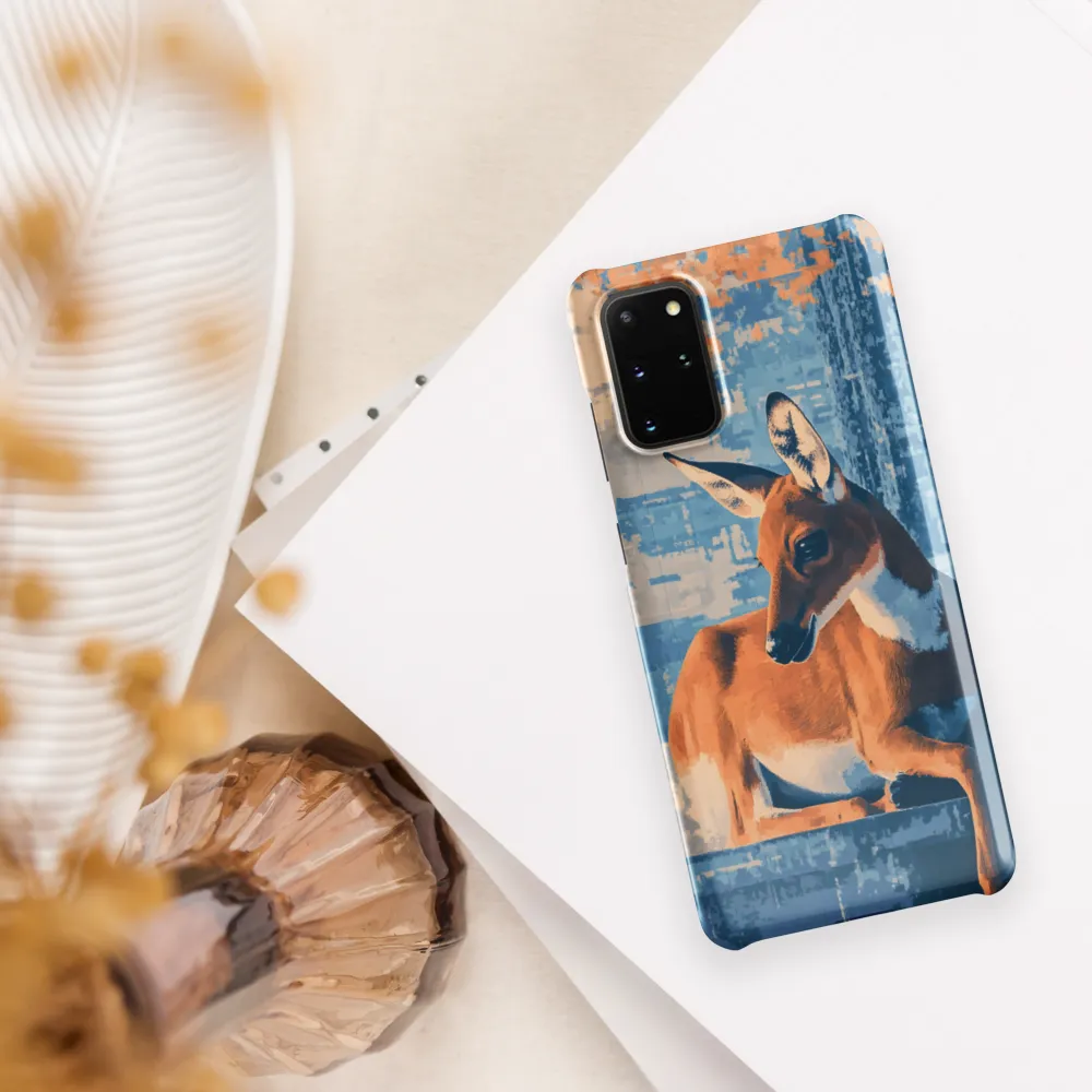 Serenity in Color: The Reclining Deer | Phone Case |  S20 Plus | Snap Case | Glossy