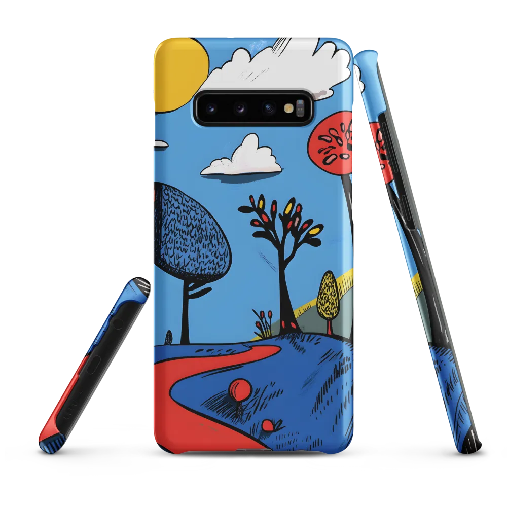 A Playful Journey Through Whimsical Woods | Phone Case |  S10 Plus | Snap Case | Matte