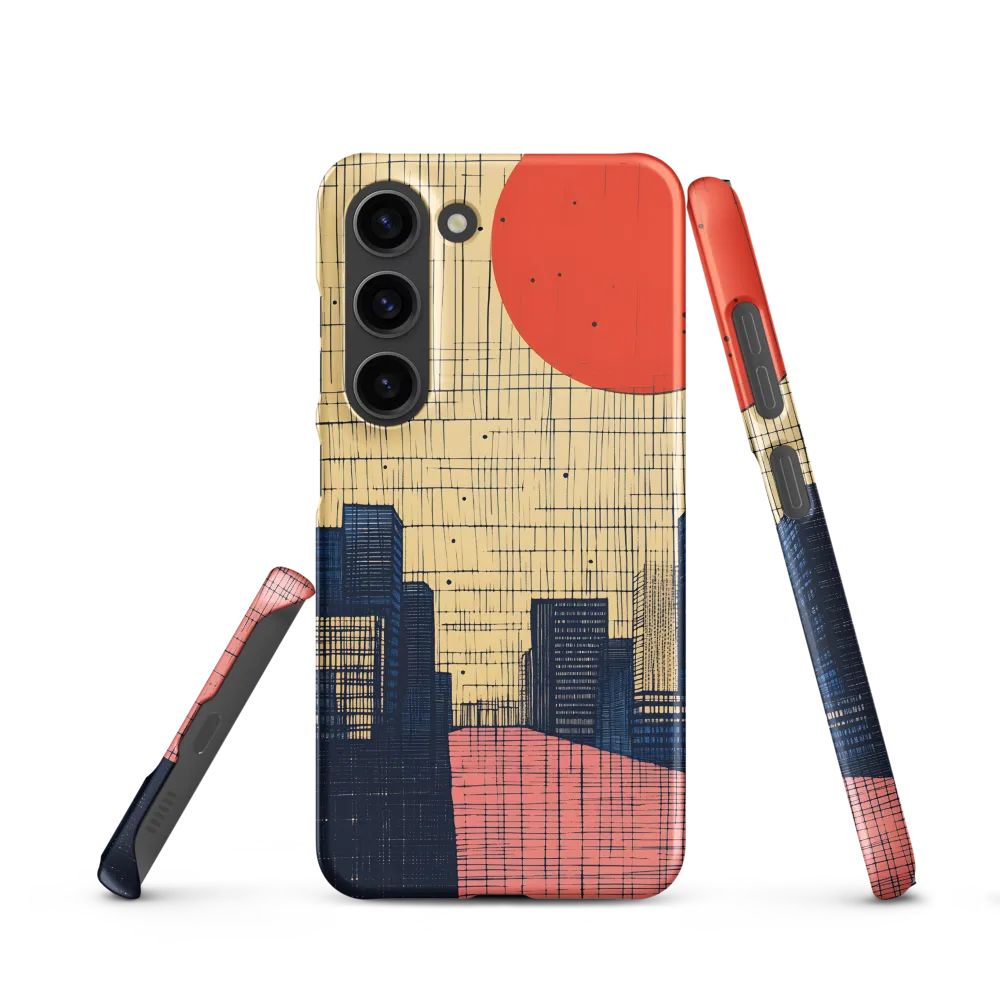 Urban Echoes: A Minimalist Cityscape
