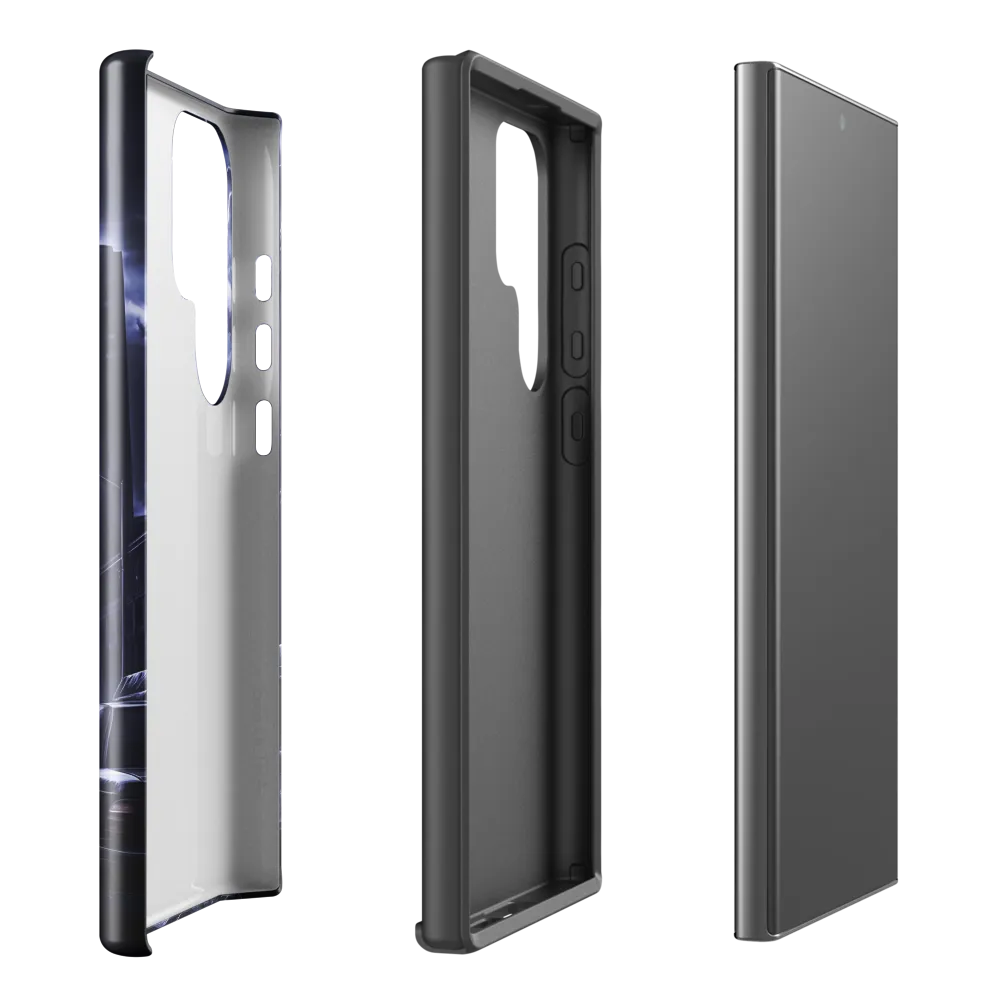 Stormy Cityscape: Shadows of the Night | Phone Case |  S23 Ultra | Tough Case | Glossy