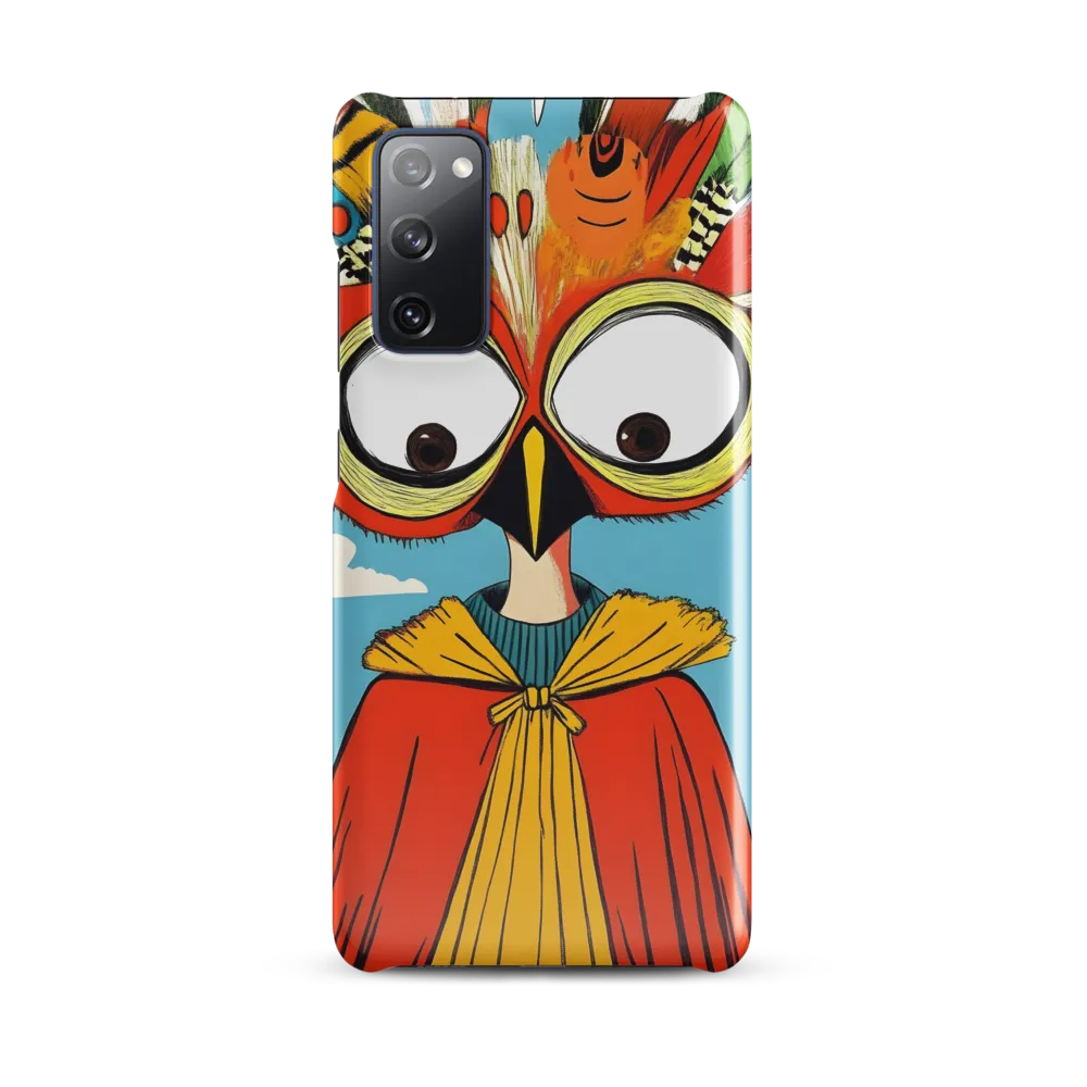 A Whimsical Encounter: The Owl-Human Fusion