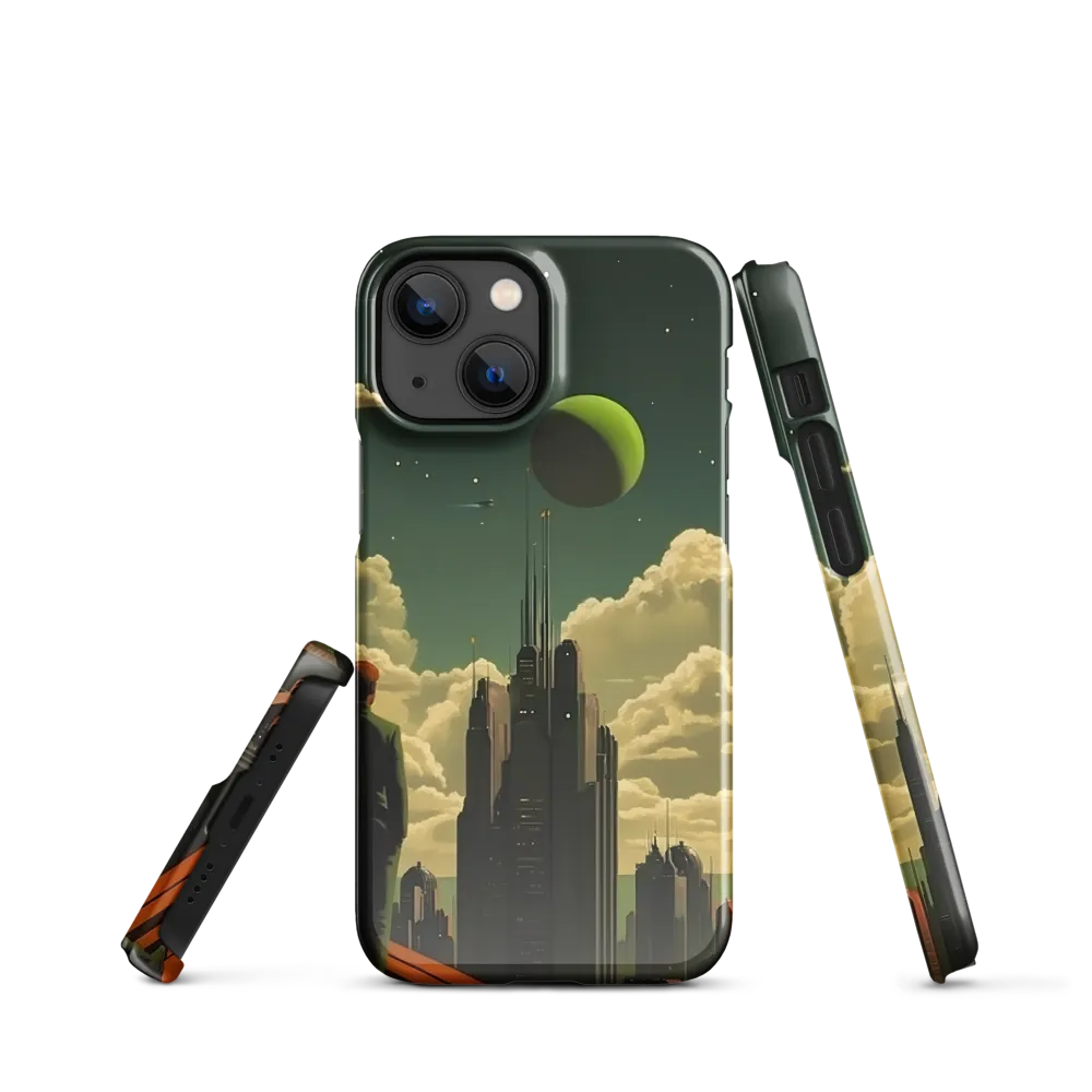 Gaze of Tomorrow: A Futuristic Vision | Phone Case |  13 Mini | Snap Case | Glossy