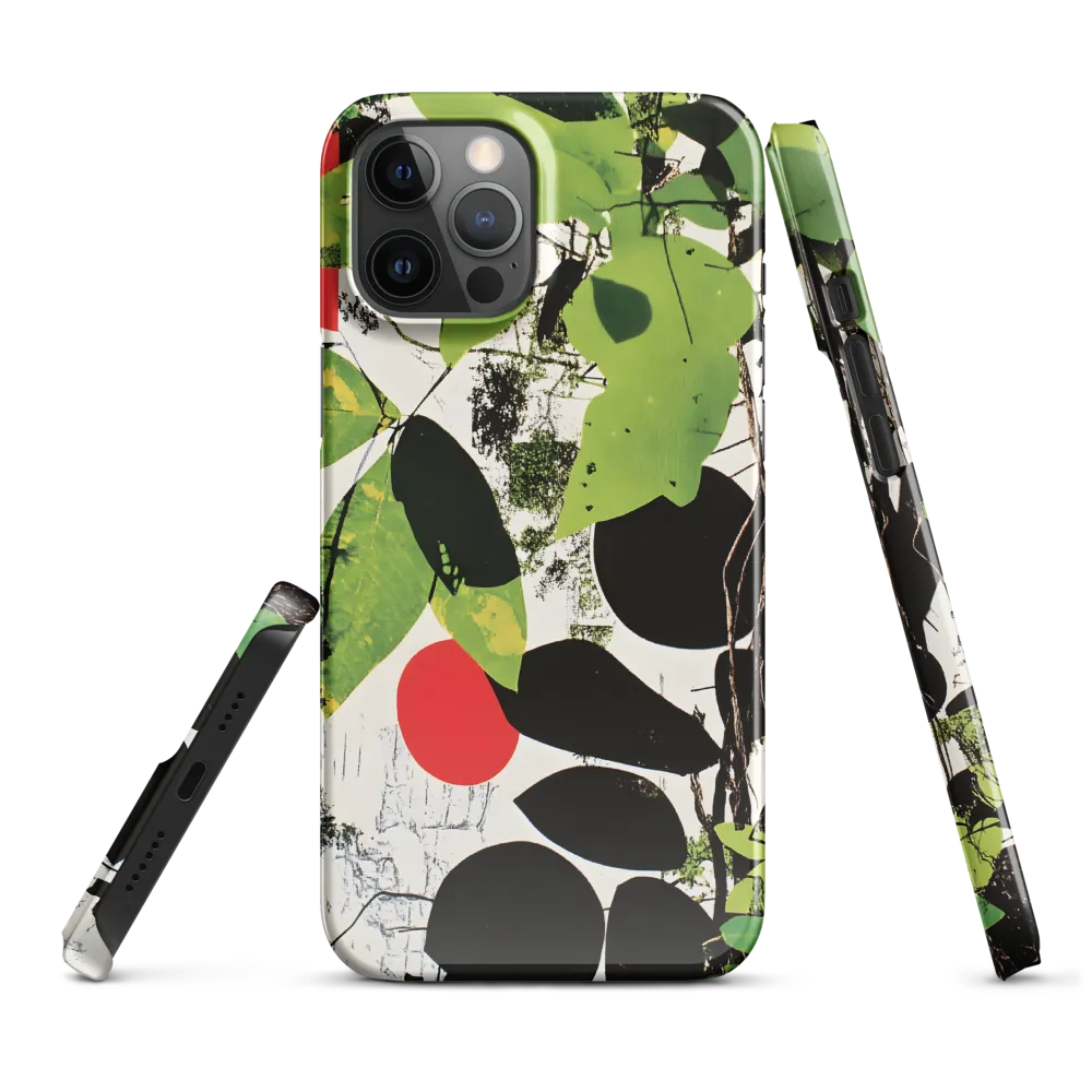 Nature's Geometry: A Contemporary Collage | Phone Case |  12 Pro Max | Snap Case | Glossy