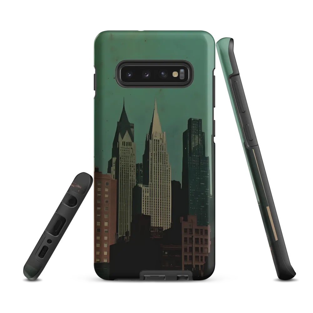 Urban Nostalgia: A Retro Cityscape