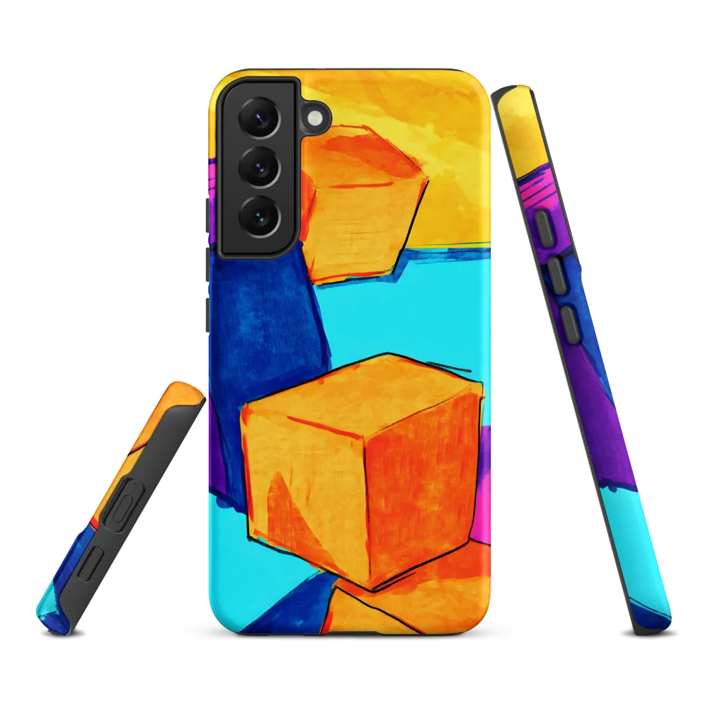Playful Cubes in Vibrant Harmony
