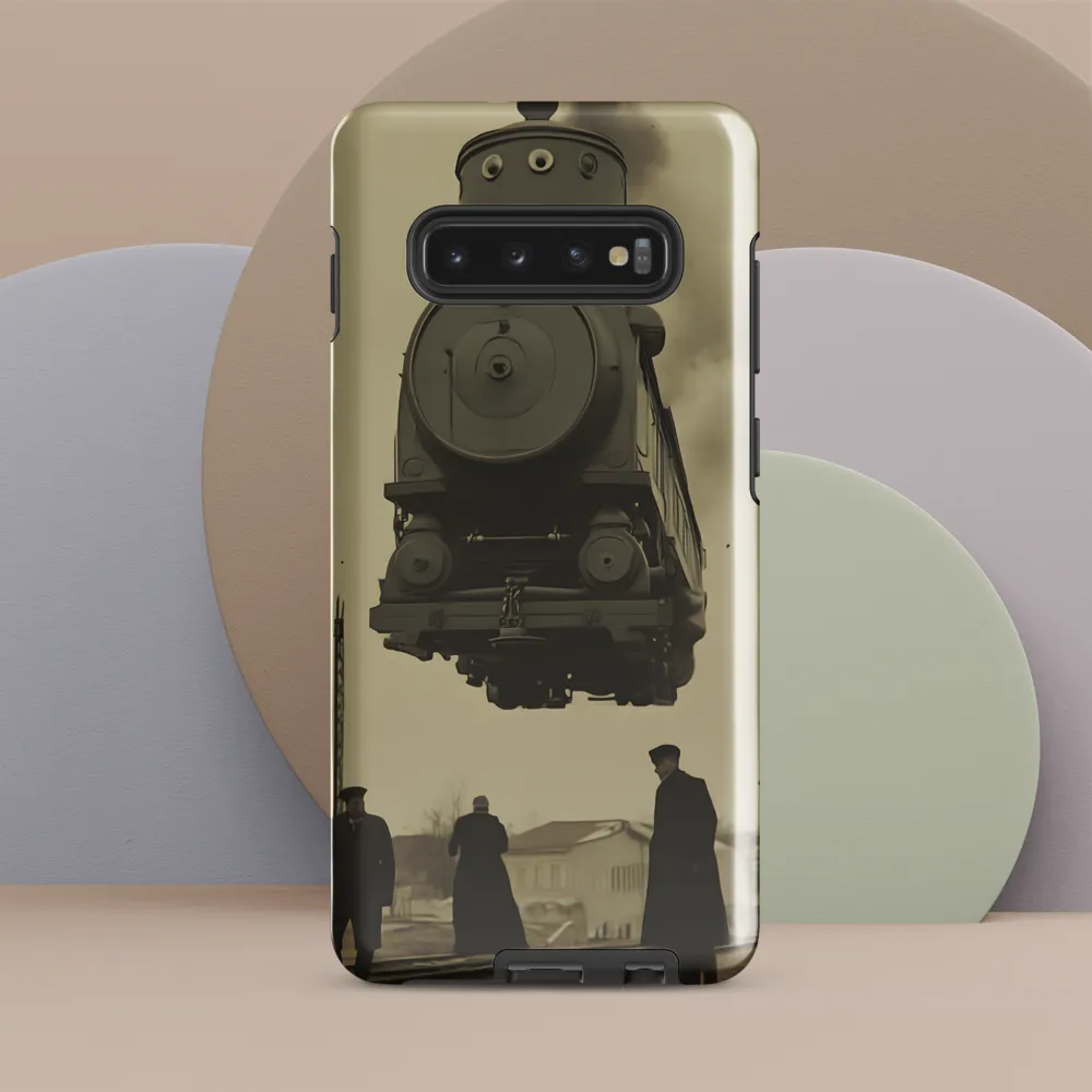 Suspended Reality: The Hovering Locomotive | Phone Case |  S10 Plus | Tough Case | Glossy