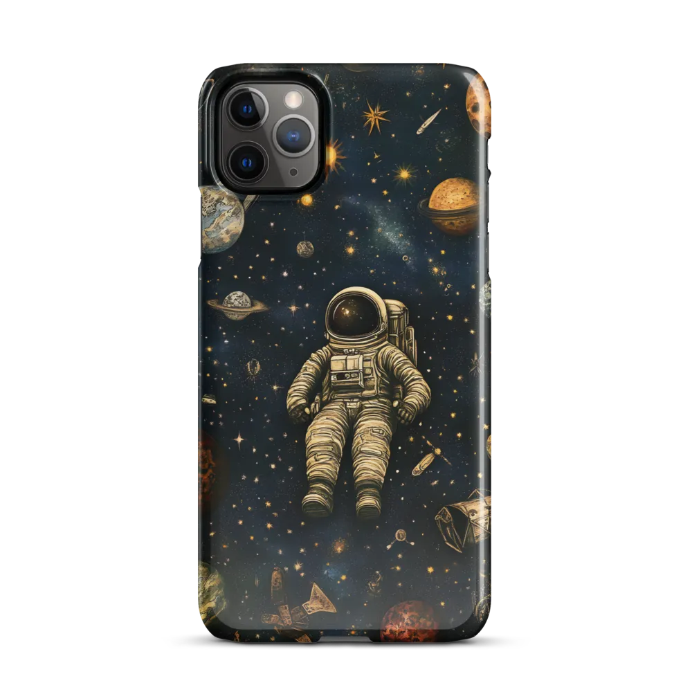 Cosmic Voyage: An Astronaut's Solitude | Phone Case |  11 Pro Max | Snap Case | Glossy