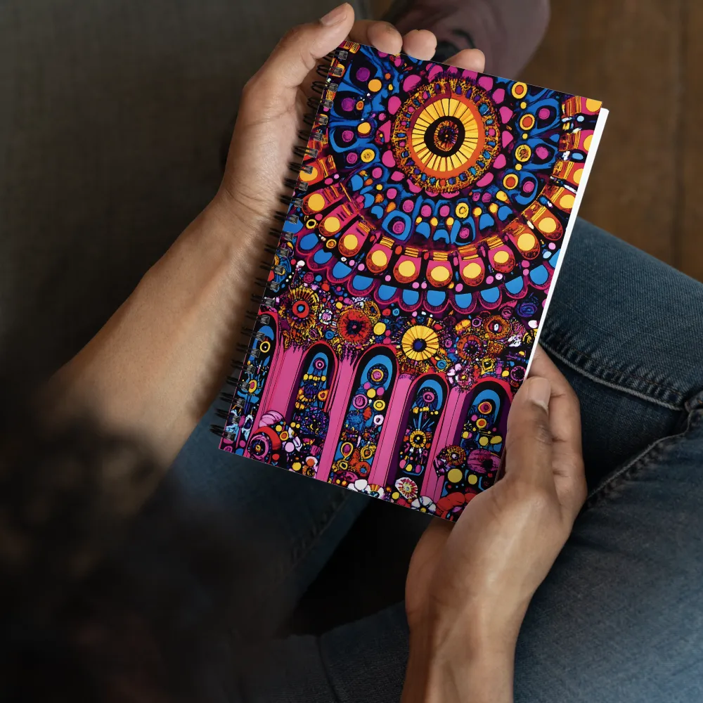 Whimsical Mandala Symphony | Spiral Notebook