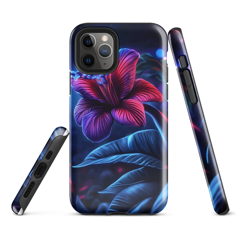 Illuminated Serenity: The Surreal Blossom