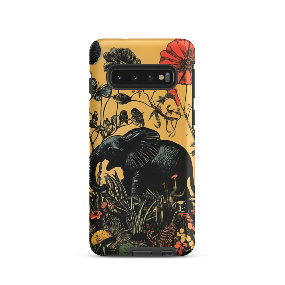 Floral Majesty: The Elephant's Sanctuary