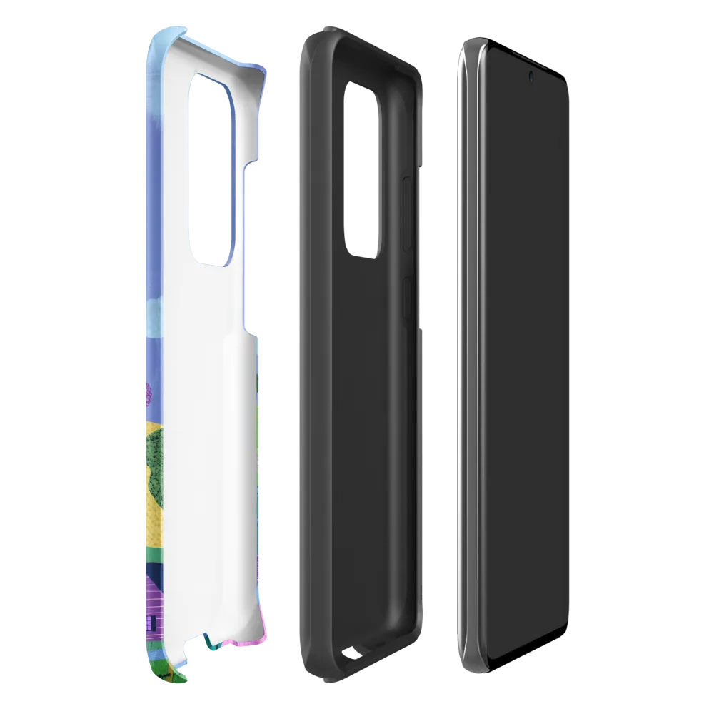 Whimsical Hills and Quaint Homes | Phone Case |  S20 Ultra | Tough Case | Matte